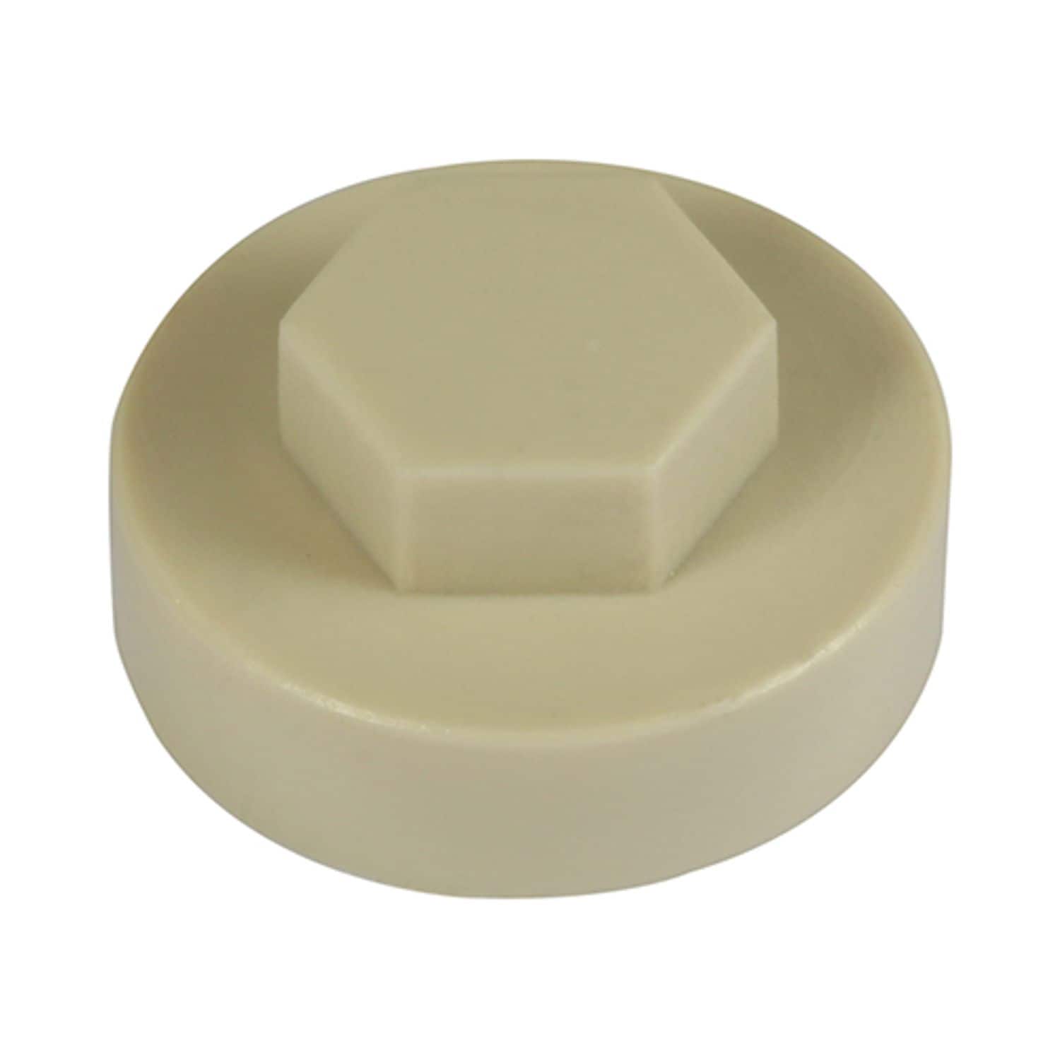 TIMCO Hex Head Cover Caps Beige - 1908B17CAP - Pack of 1000- you get 2