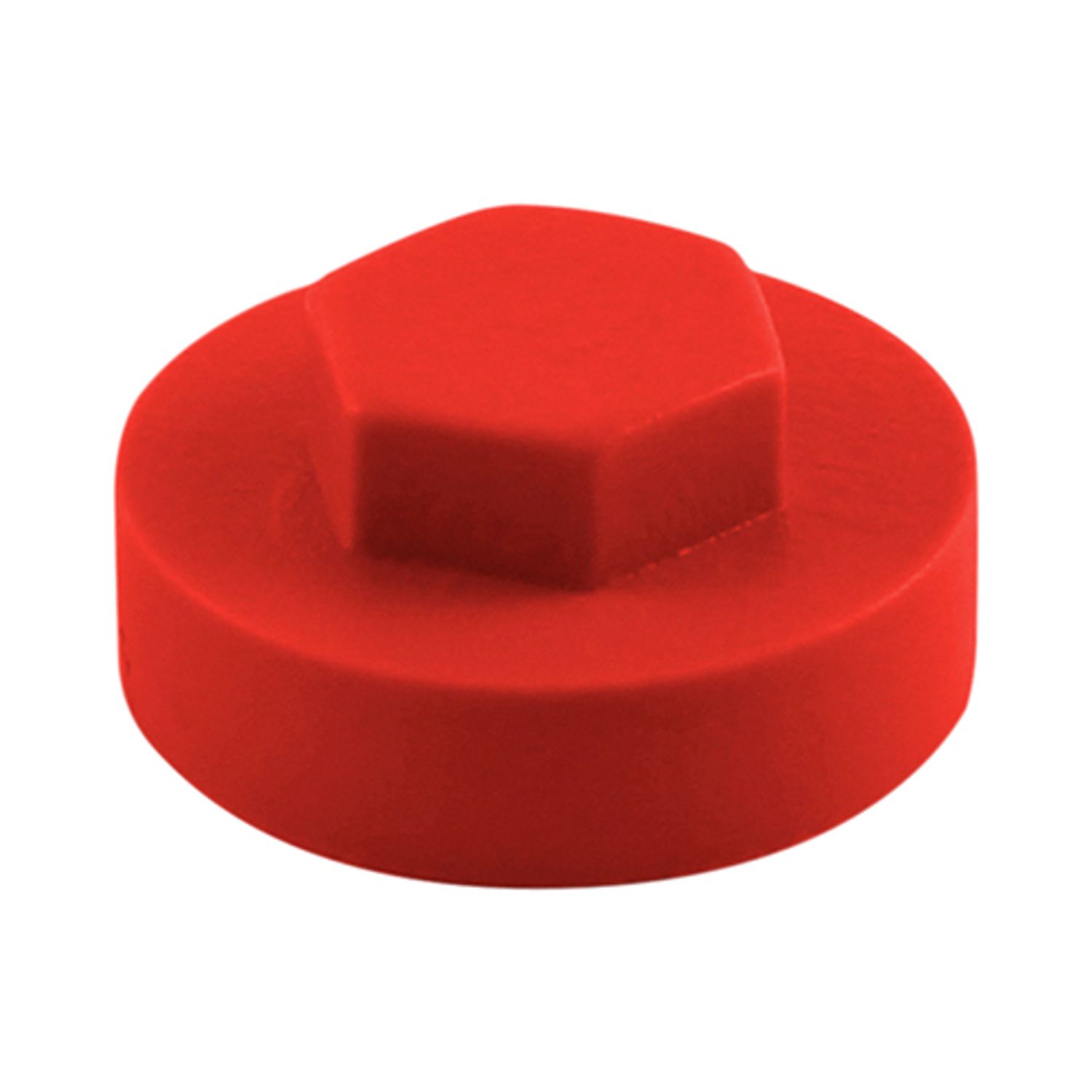 TIMCO Hex Head Cover Caps Poppy Red - 1904E53CAP - Pack of 1000- you get 2