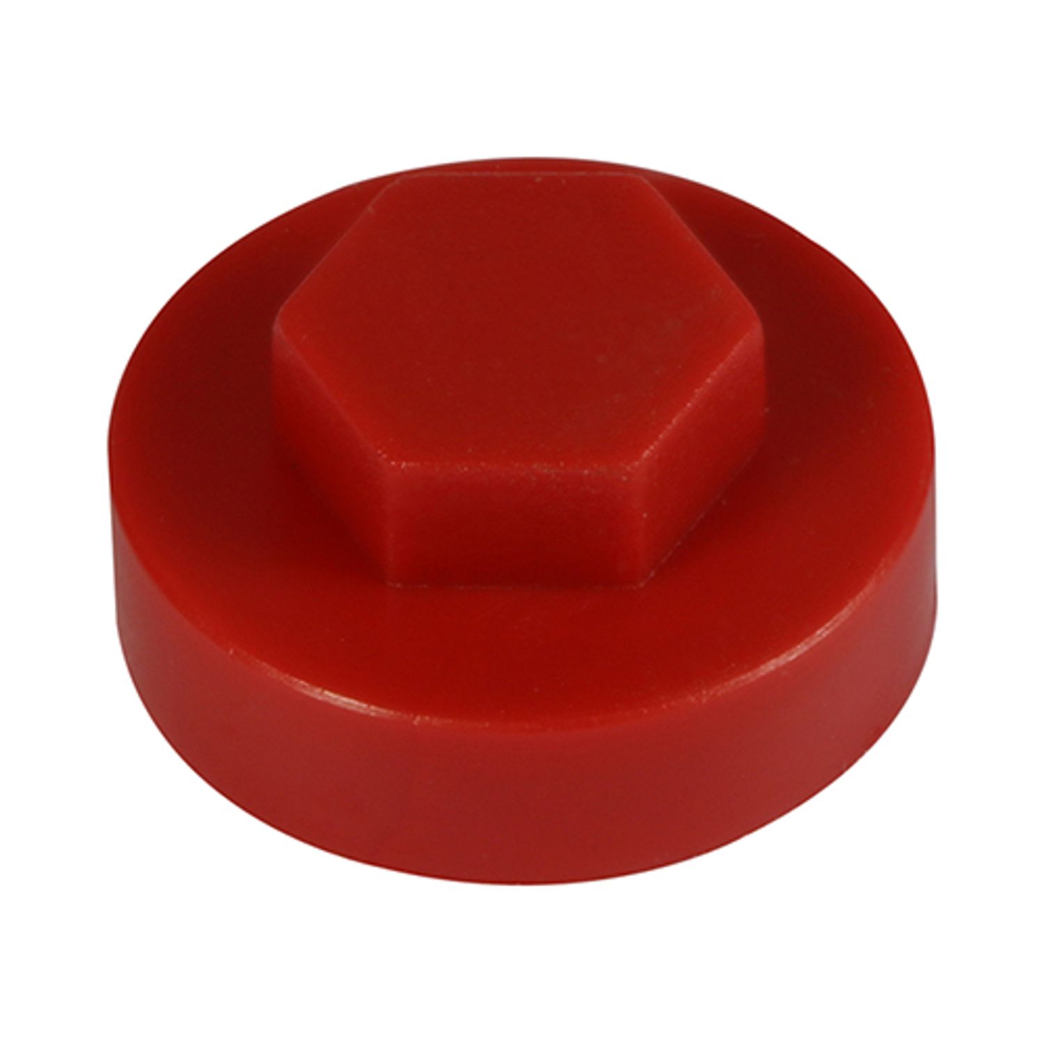 TIMCO Hex Head Cover Caps Flame Red - 19RAL3000CAP - Pack of 1000- you get 2