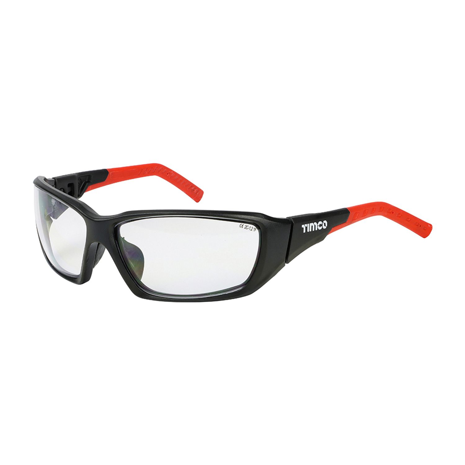 TIMCO Sports Style Safety Glasses with Adjustable Temples Clear - 770- you get 3