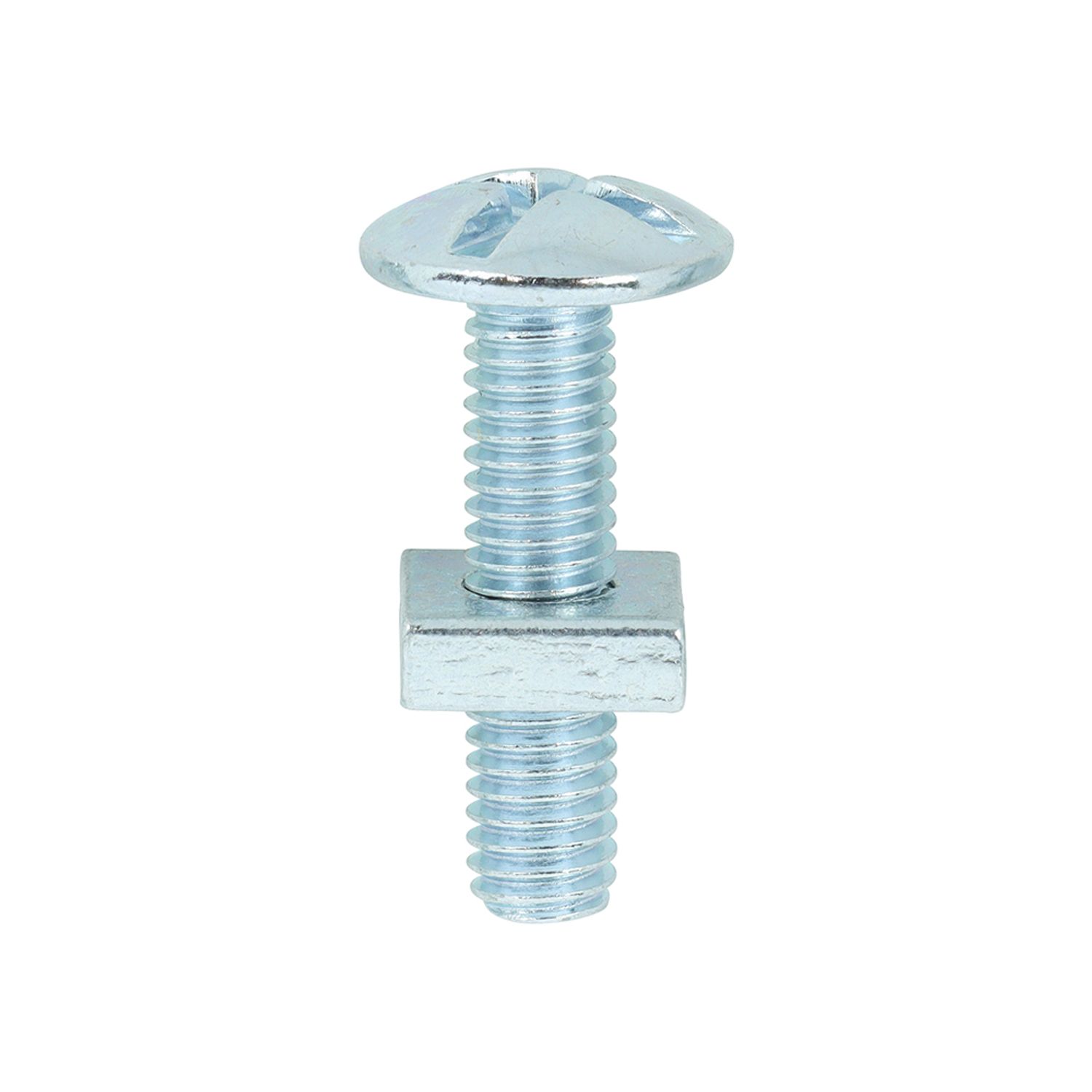 TIMCO Roofing Bolts with Square Nuts Zinc - 0625RB - Pack of 100- you get 3