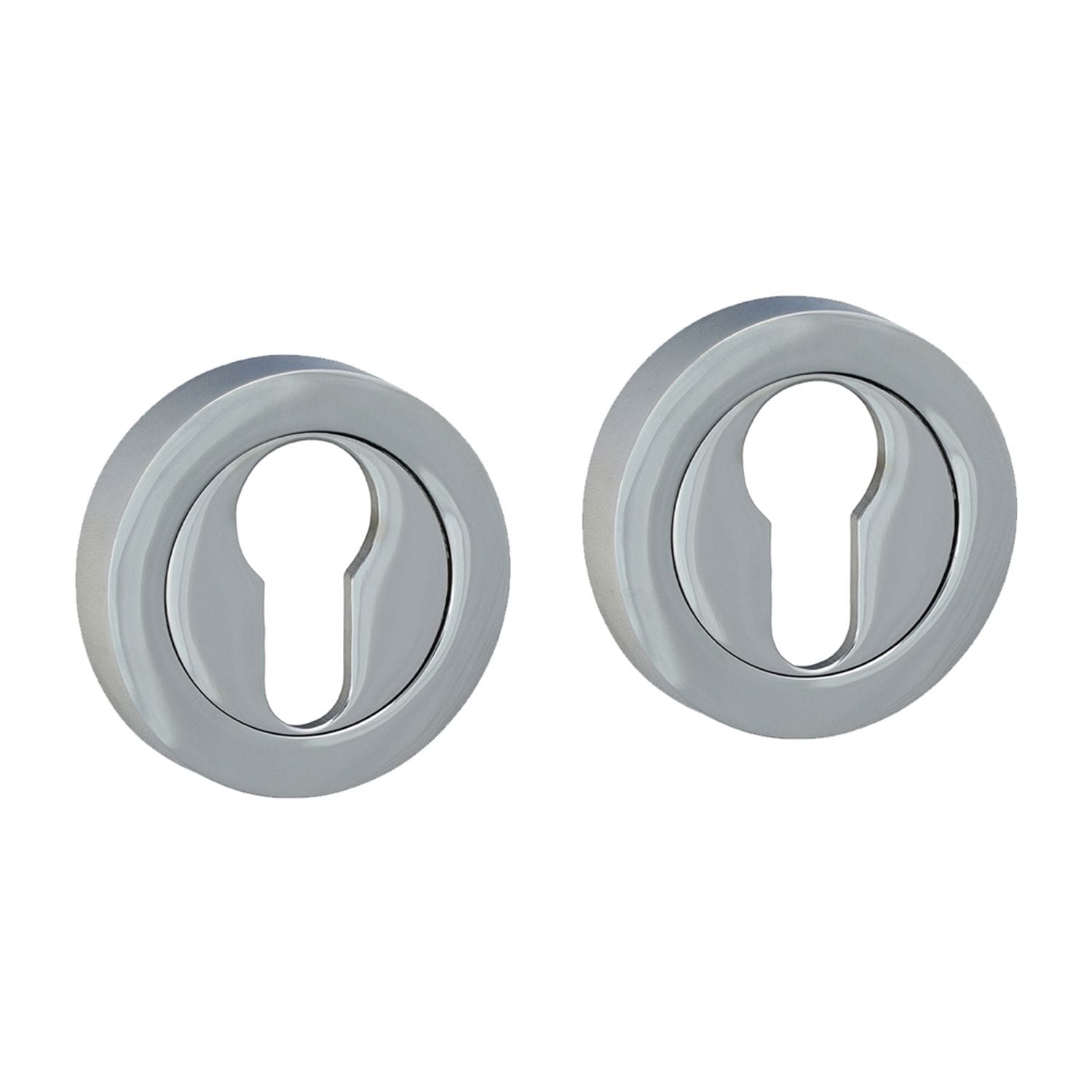 TIMCO Euro Profile Escutcheon Polish Chrome - 200050- you get 4