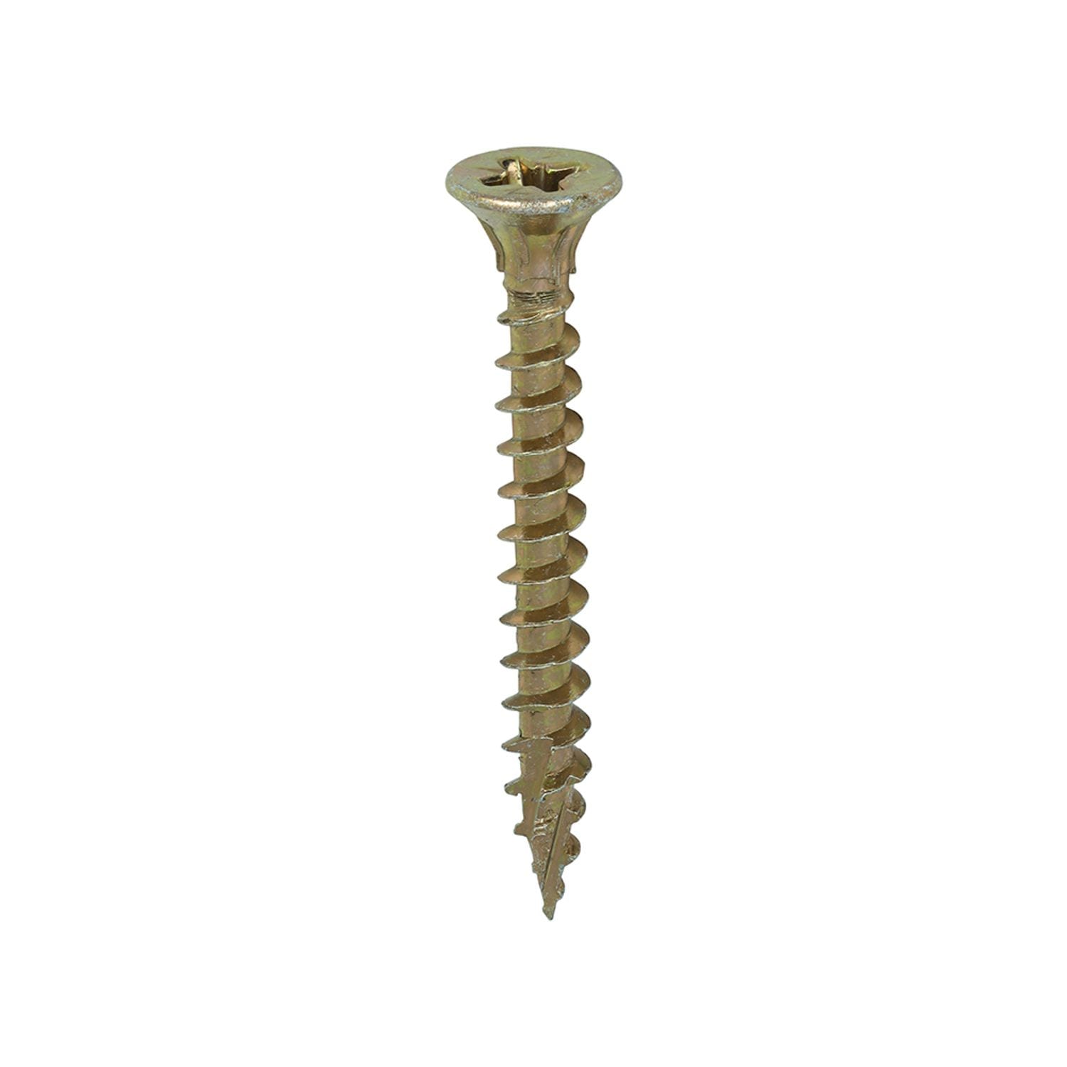 TIMCO C2 Strongfix Pz Double Countersunk Twincut Yellow - 45040C2 - P- you get 4