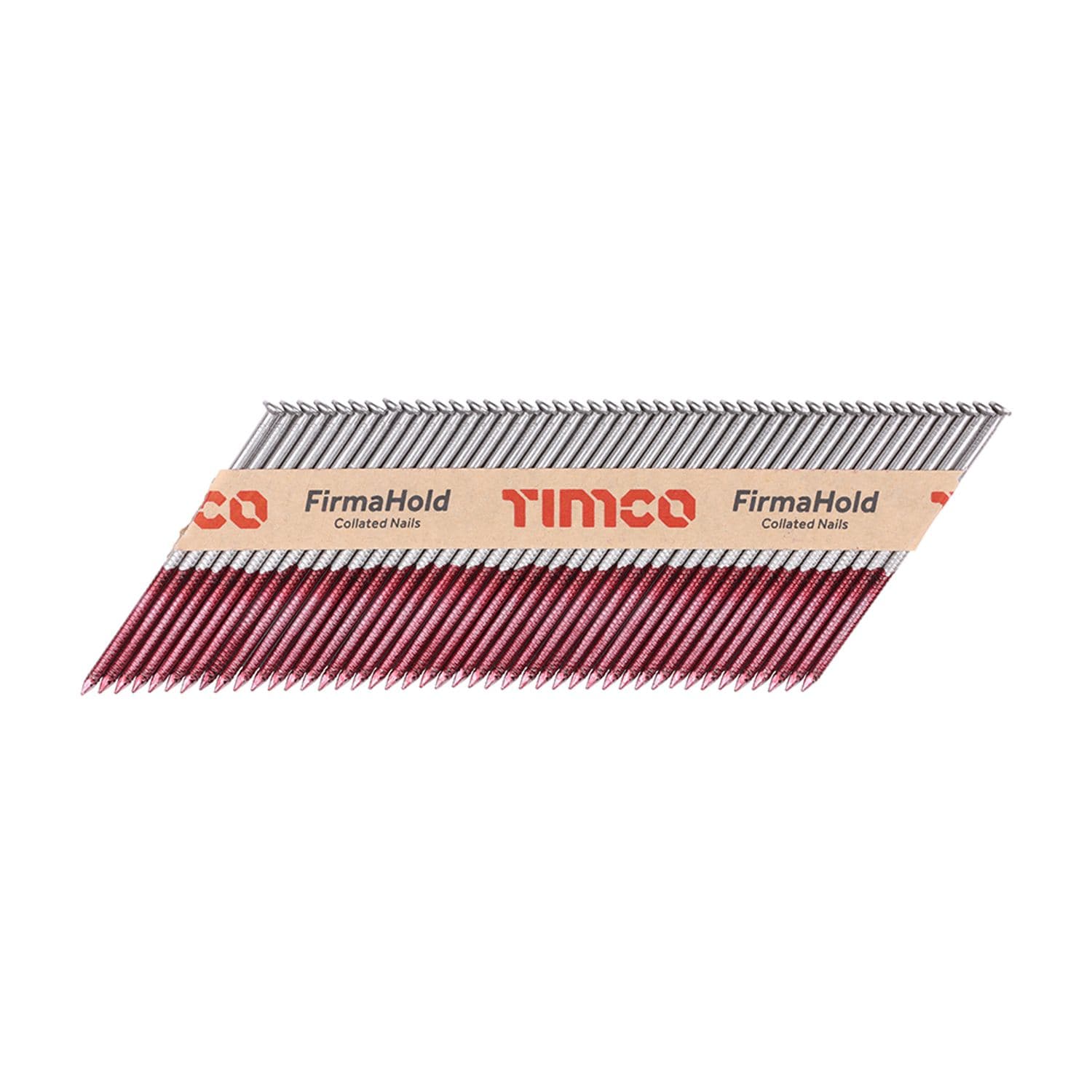 TIMCO Firmahold Collated Clipped Head Nails Retail Pack Ring Shank A2 Stainless