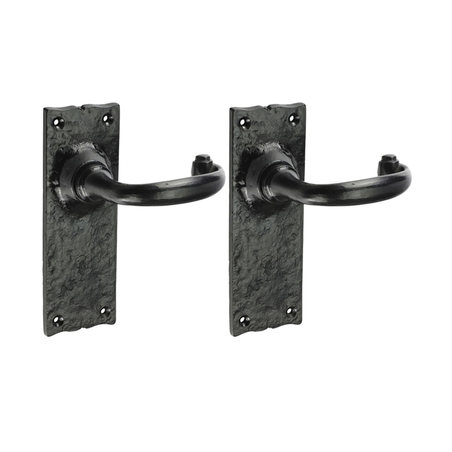 TIMCO Traditional Lever Latch Handles Antique Black - 200232- you get 2