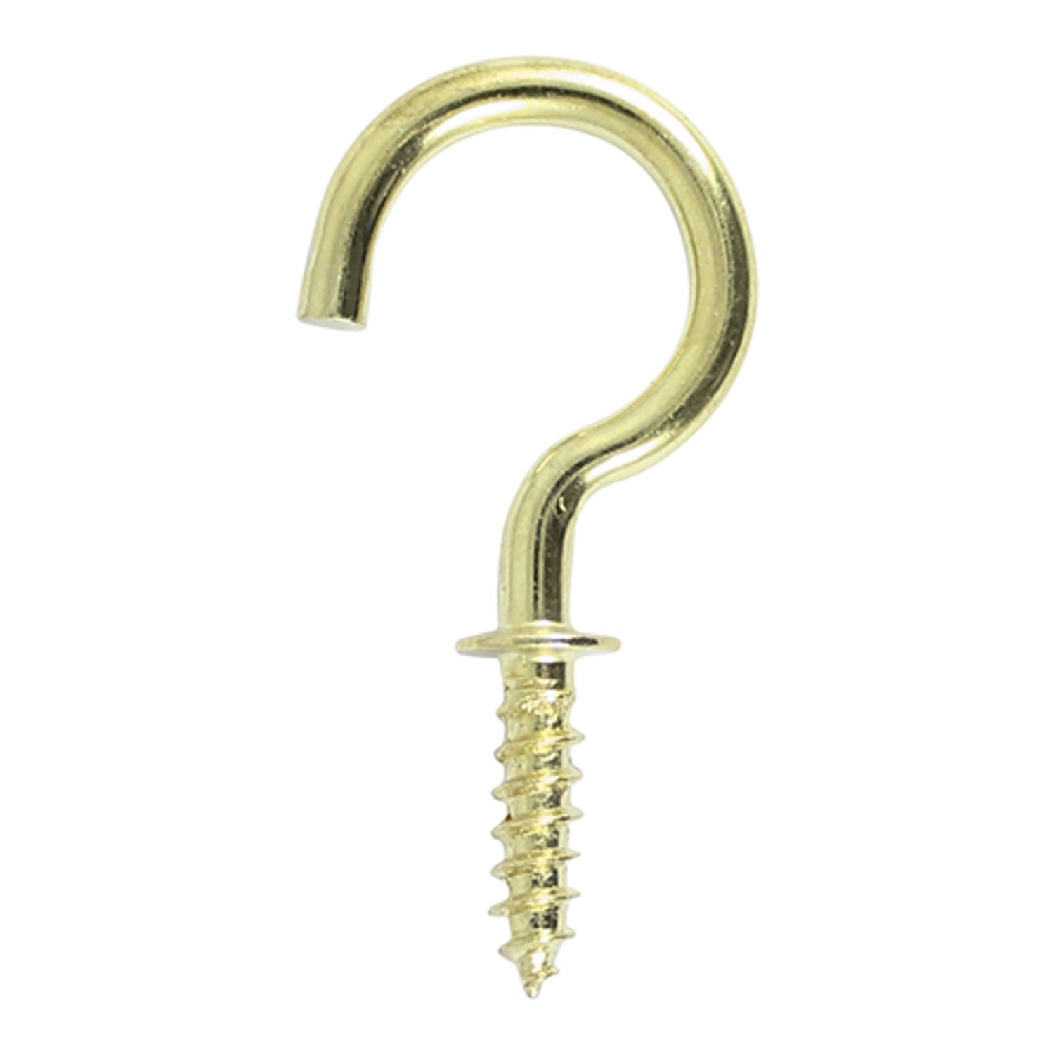 TIMCO Cup Hooks Round Electro Brass - 38SHBP - Pack of 5- you get 12