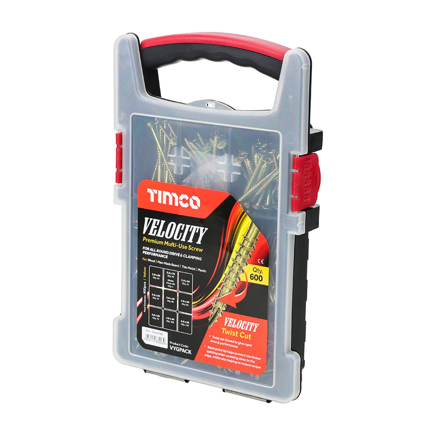 TIMCO Velocity Premium Multiuse Screws Grab Pack Pz Double Countersun- you get 2