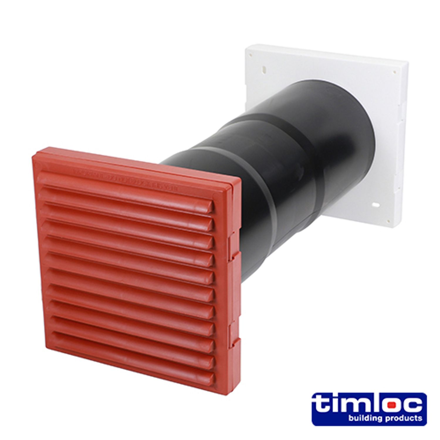 TIMCO Timloc Aero Core Throughwall Vent Set with Baffle Terracotta Ac- you get 2