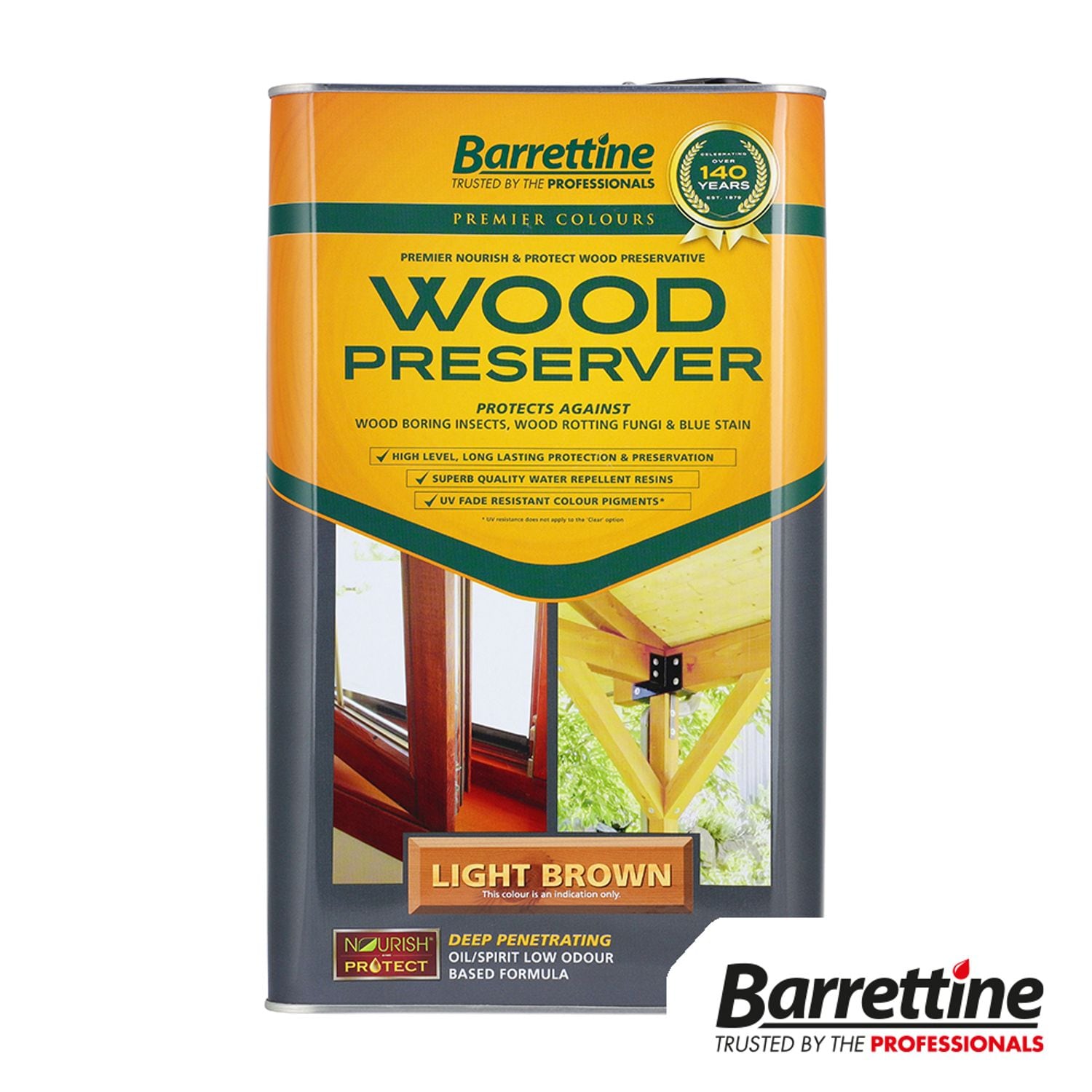 TIMCO Wood Preserver Light Brown - WOLB005- you get 2