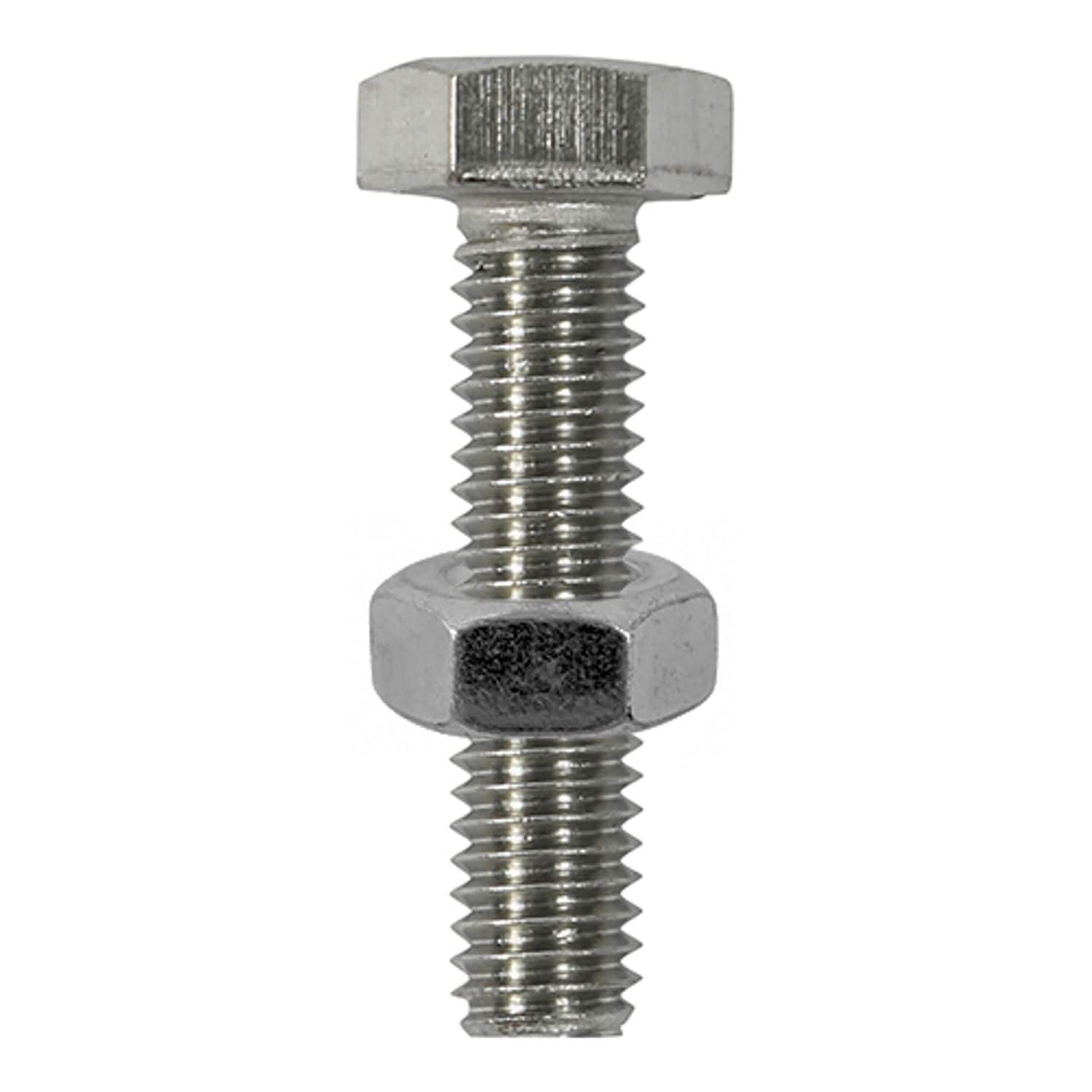 TIMCO Set Screws & Hex Nuts Stainless Steel - S1025SSP- you get 8