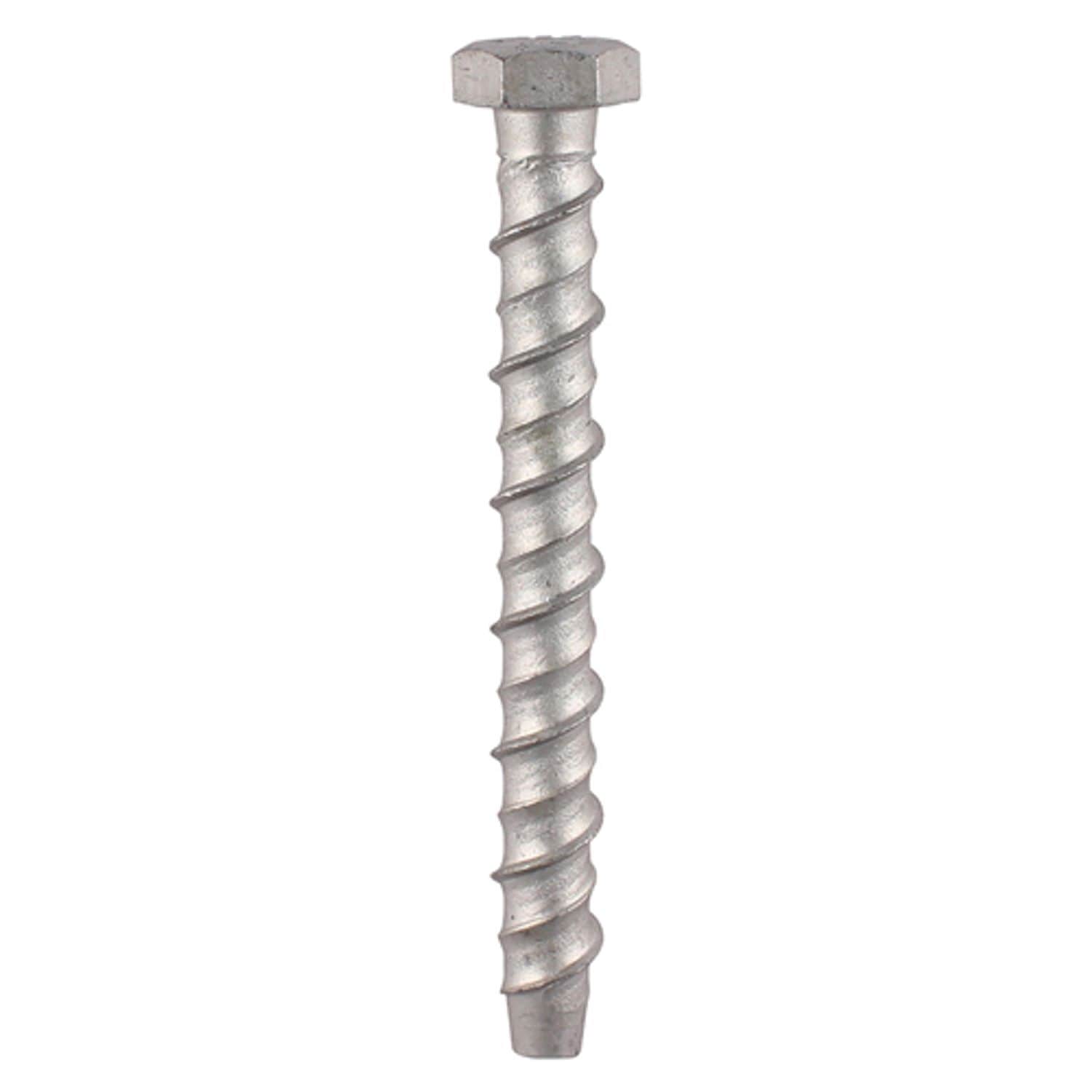 TIMCO Masonry Bolts Hex Exterior Silver - MF8100B - Pack of 20- you get 2