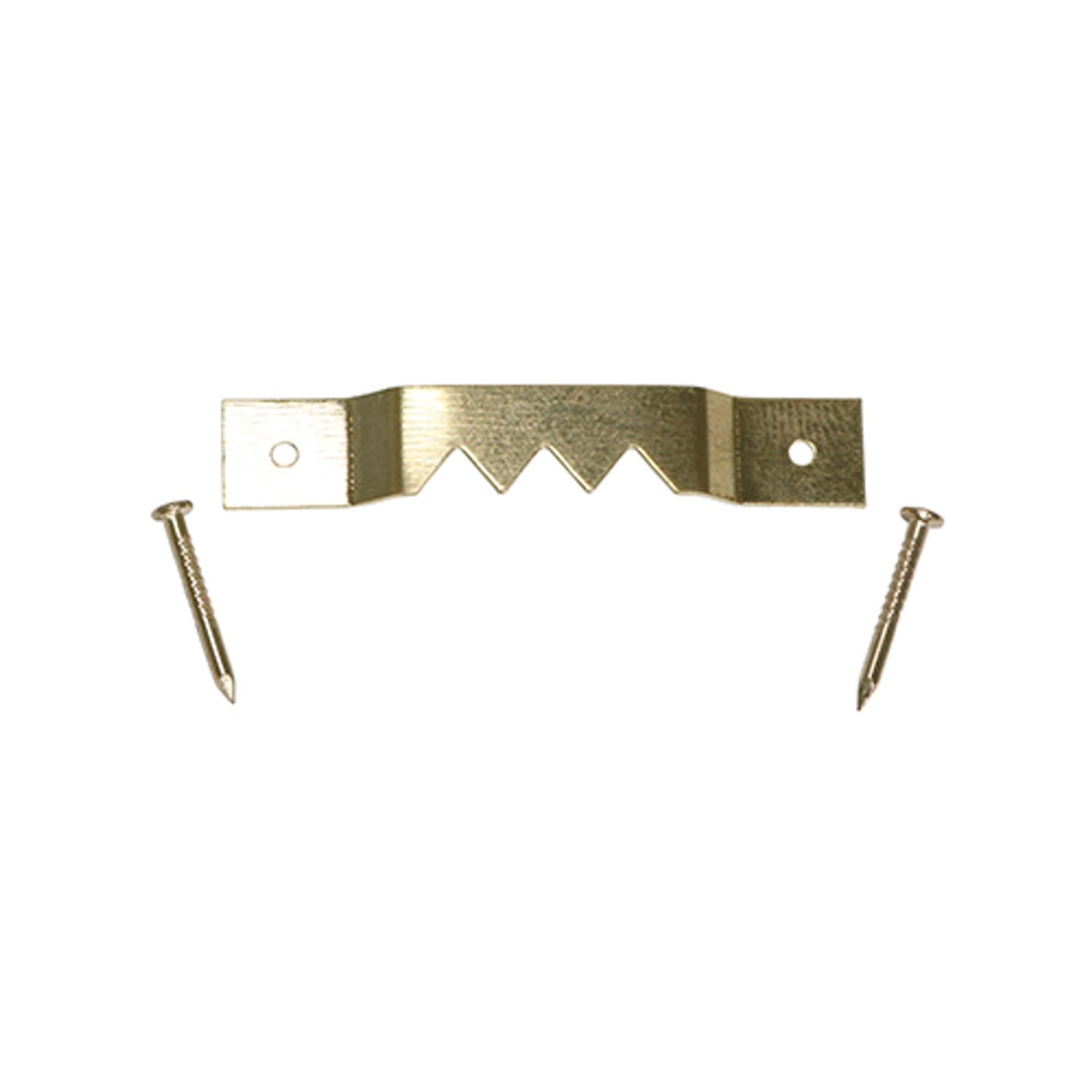 TIMCO Mixed Sawtooth Hangers and Nails Electro Brass - MIXSTOOTHP - - you get 12