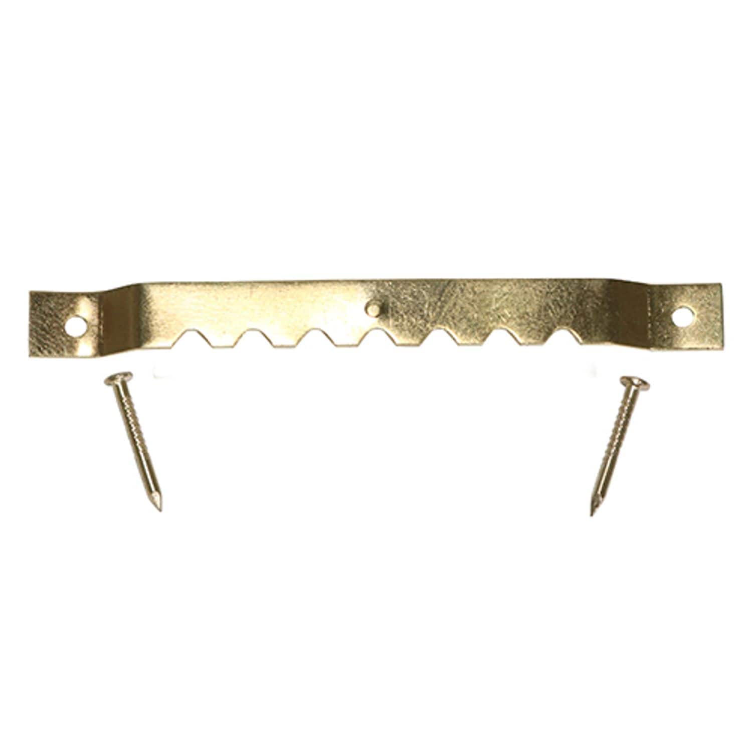 TIMCO Sawtooth Hangers and Nails Electro Brass - STOOTH63P - Pack of- you get 12