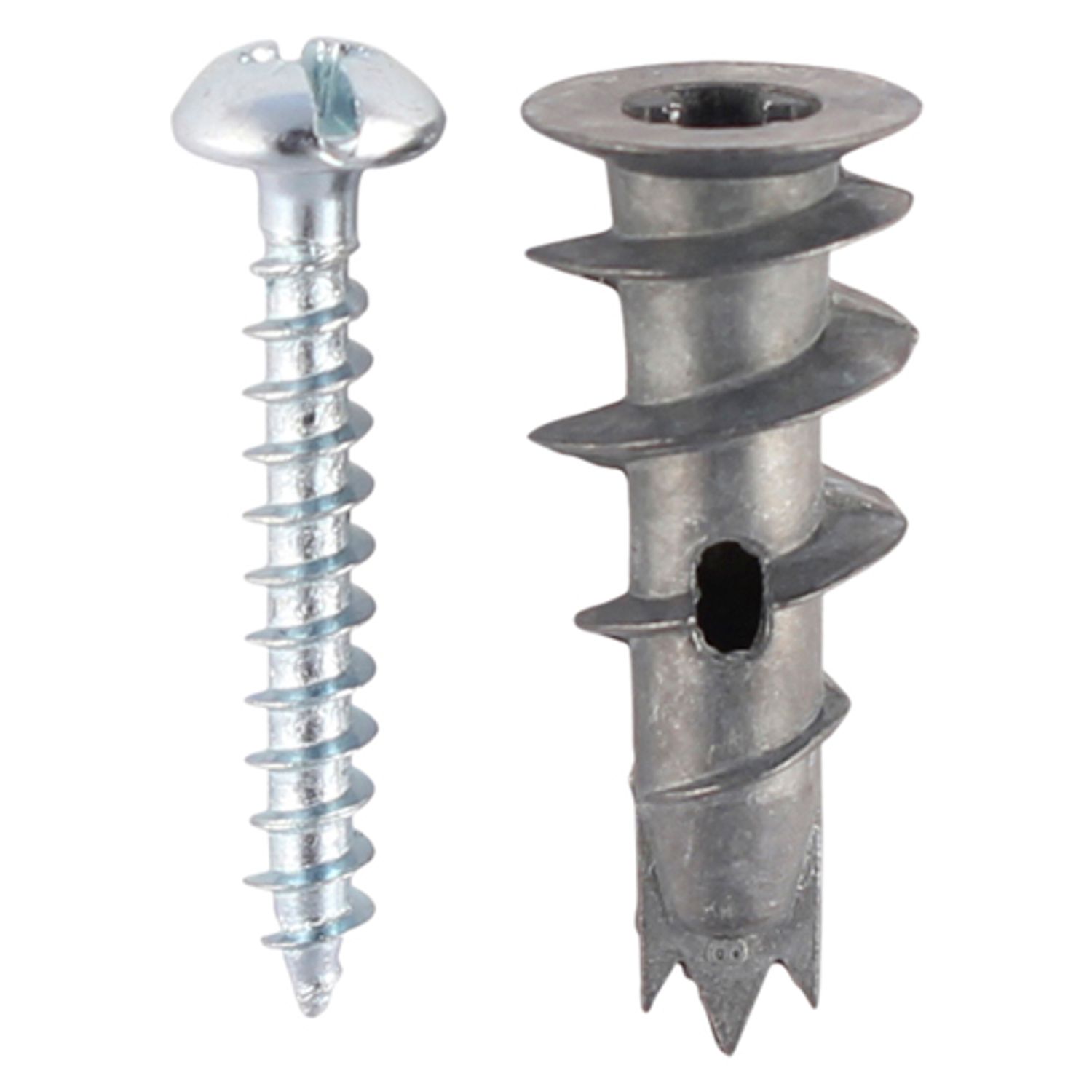 TIMCO Metal Speed Plugs & Screws Zinc - TBAZSB - Pack of 75- you get 3
