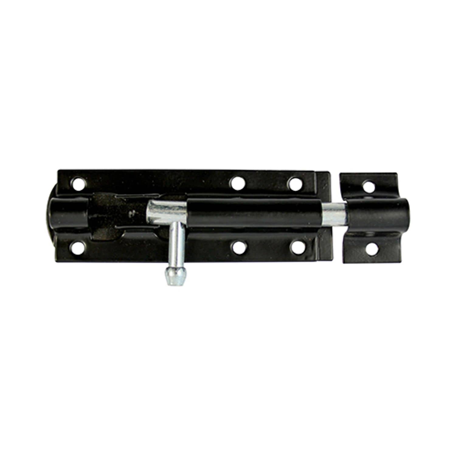 TIMCO Straight Tower Bolt Black - TBS8BP- you get 4