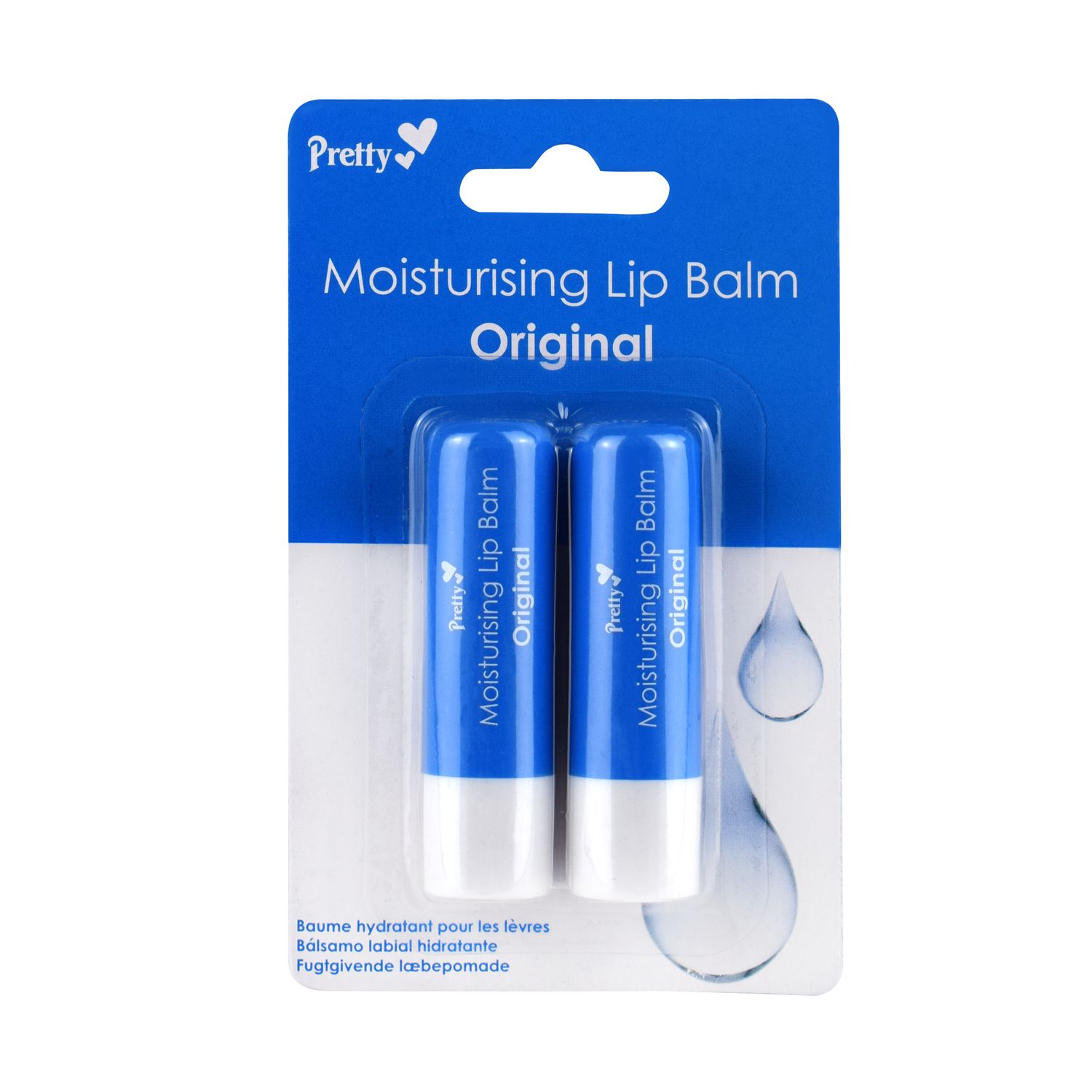 Pretty Lip Balm Twin Pack (Pack of 2)- you get 6