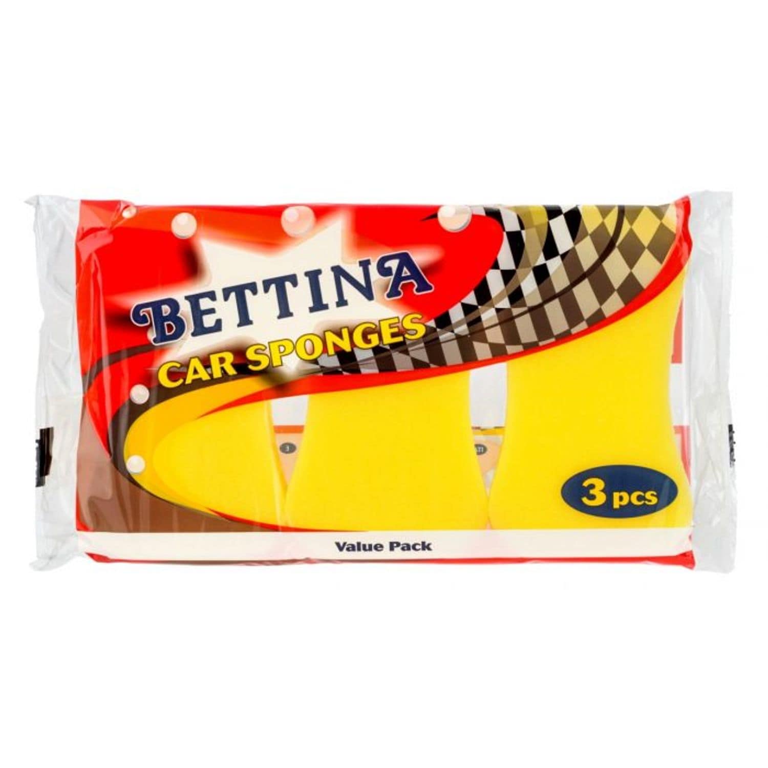 Bettina Car Sponge (Pack of 3)- you get 6