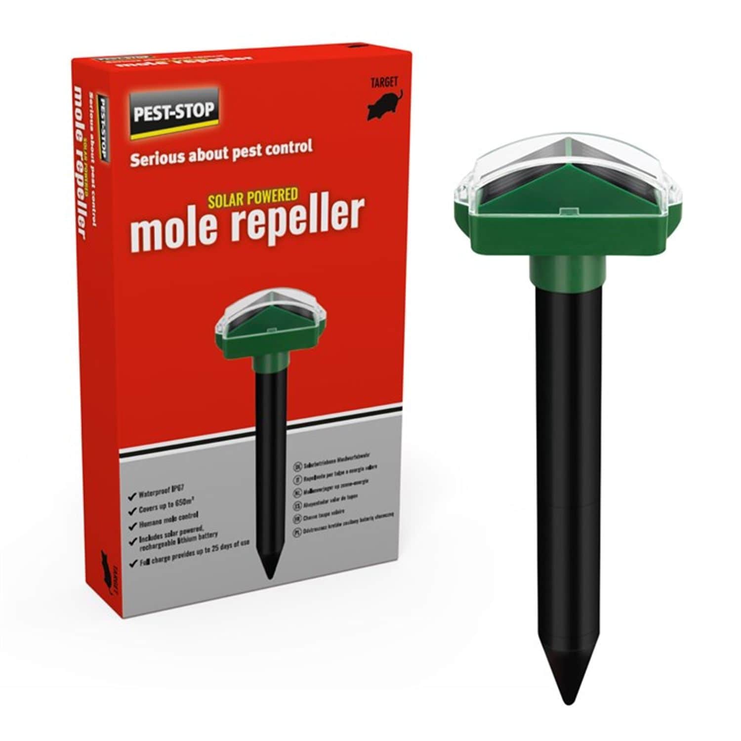Amtech Solar Powered Mole Repeller