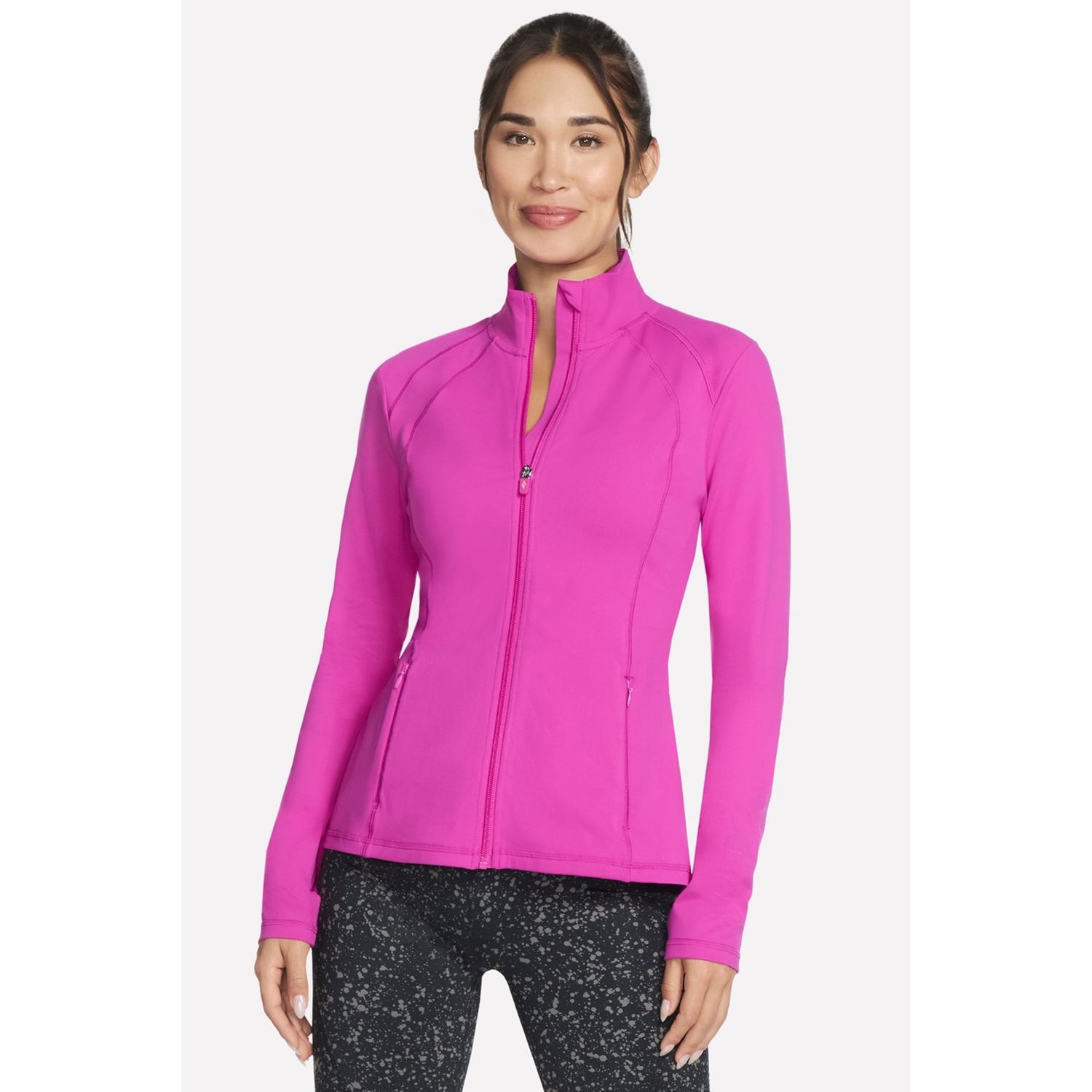 Skechers GoWalk Jacket Pink/Purple Size Extra Large Female