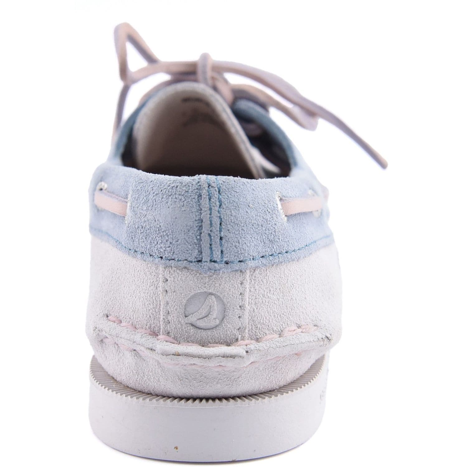 Sperry Authentic Original 2 Eye Boat Shoe White/Blue Size 37.5 Female