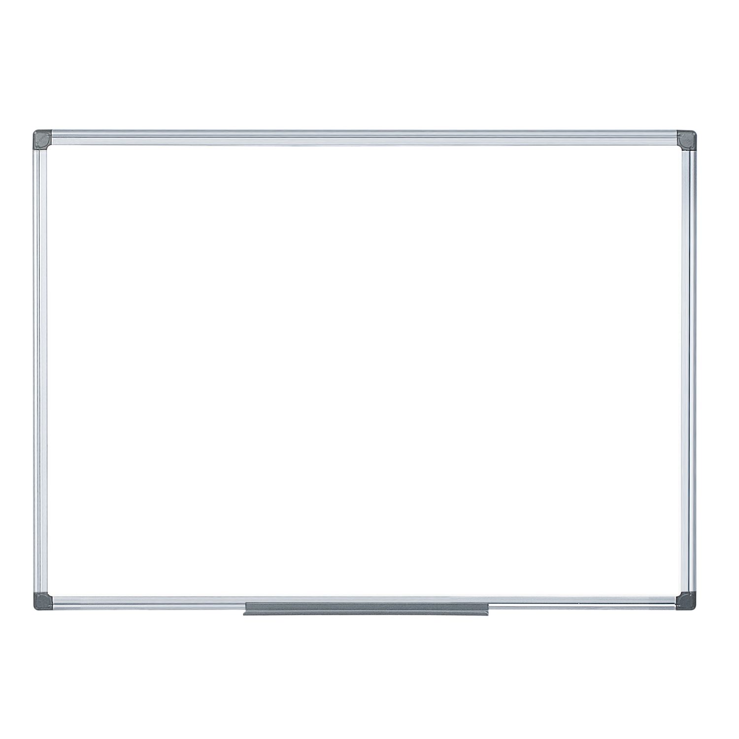 Bi-Office Slim Display System Whiteboard, Double-Sided Lacquered Steel Surface,