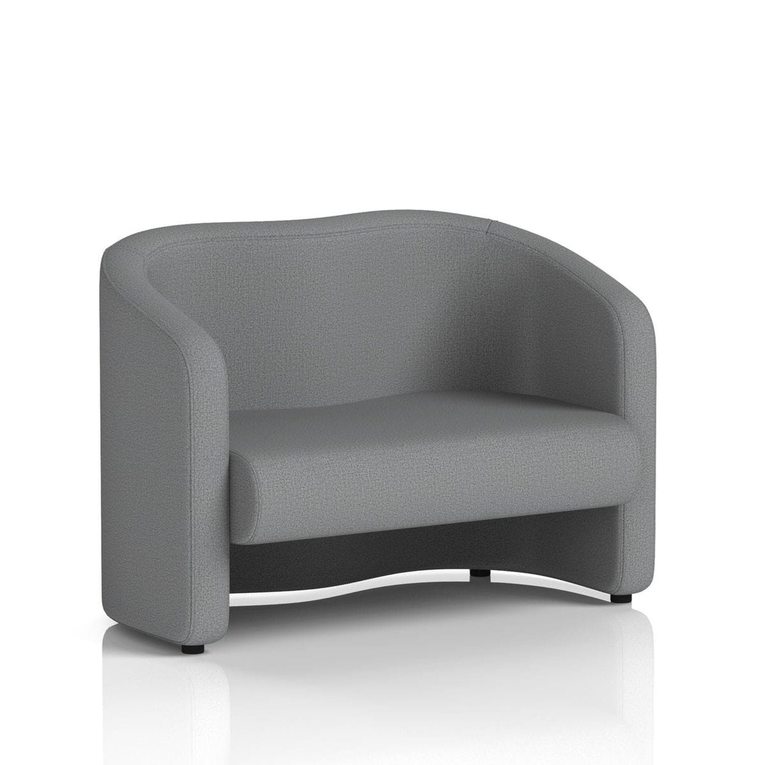 Lamport Sofa 2 Seater with Black Feet In Synergy Fabric - Partner