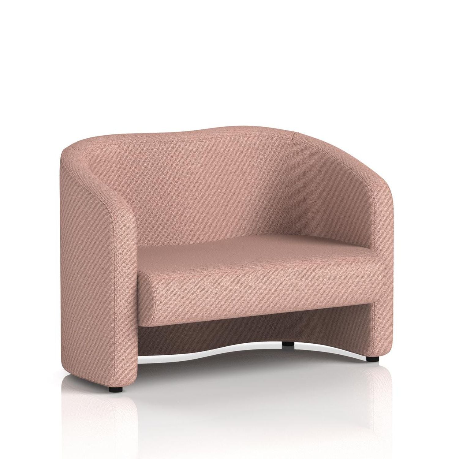 Lamport Sofa 2 Seater with Black Feet In Yoredale Fabric - Kidstone