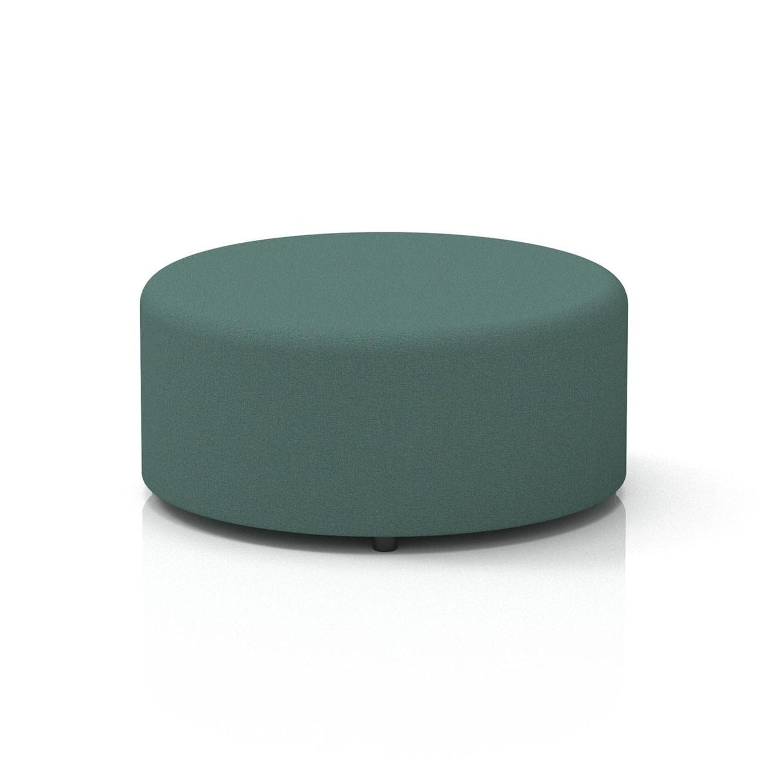 Harlestone Large Round Stool In Sumi Fabric - Handa Body and Top