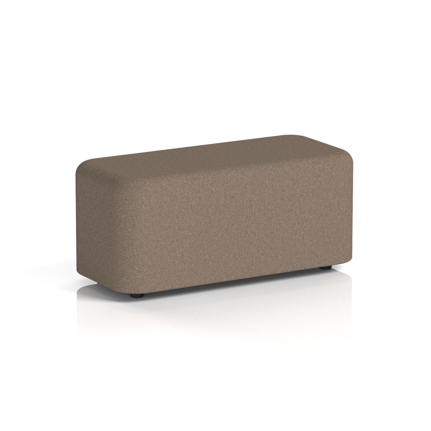 Harlestone Small Rectangular Stool In X2 Fabric - Theory Body and Top