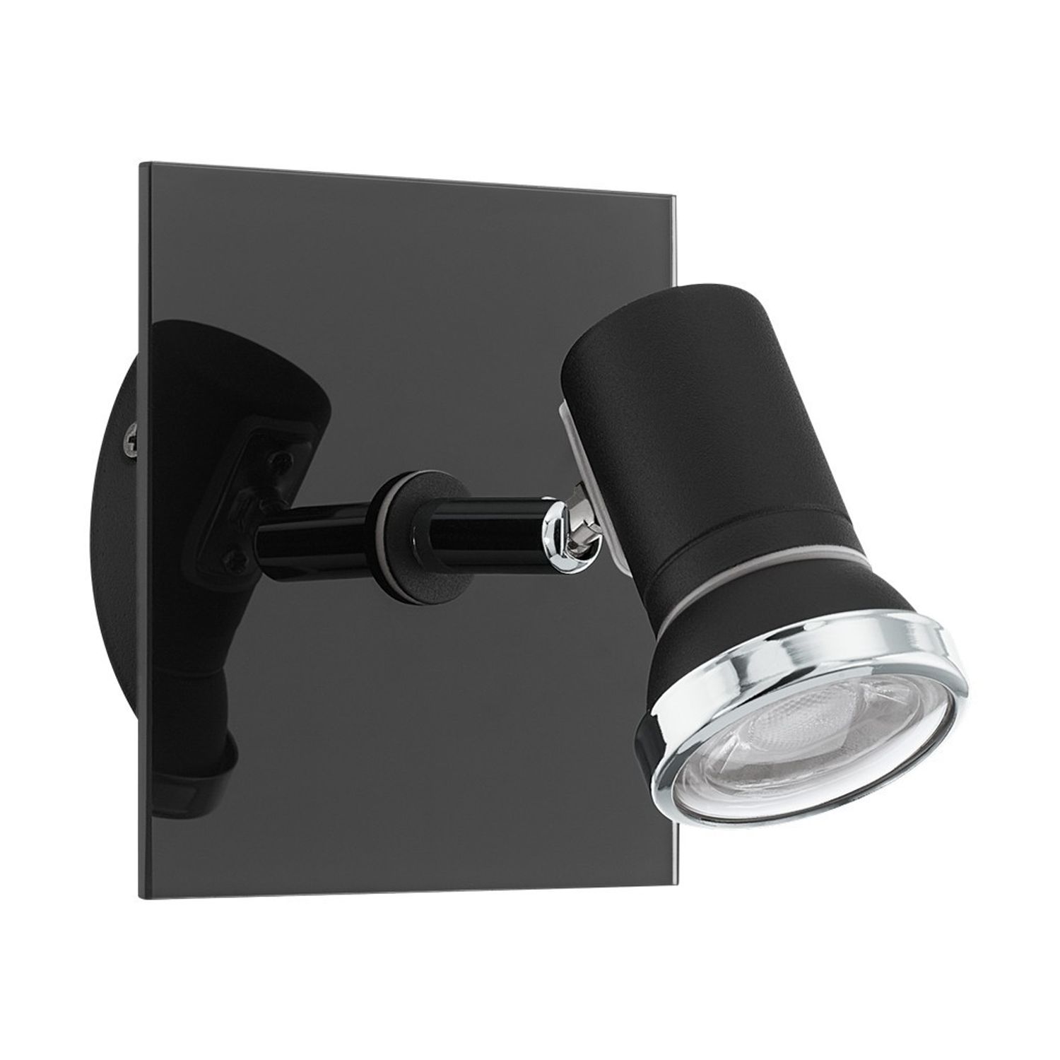 Eglo Lighting Tamara Single Spot Light Black Chrome IP44
