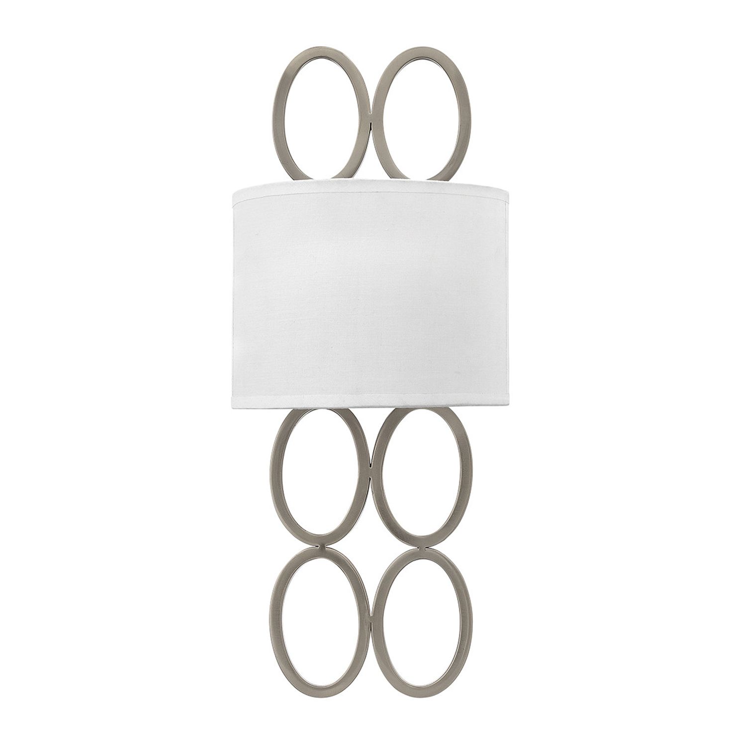 Elstead Lighting Hinkley Fredrick Ramond Jules 2 Light Wall Light Brushed Nickel