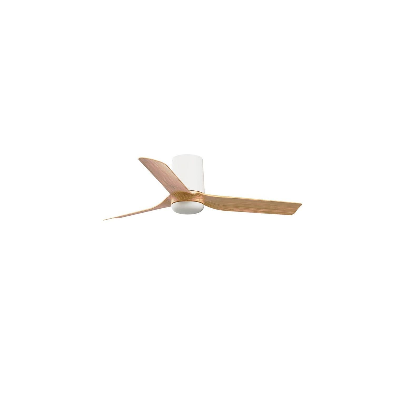 Faro Lighting Mini Punt Tub Small White Light Wood dc Ceiling Fan 6 Speed