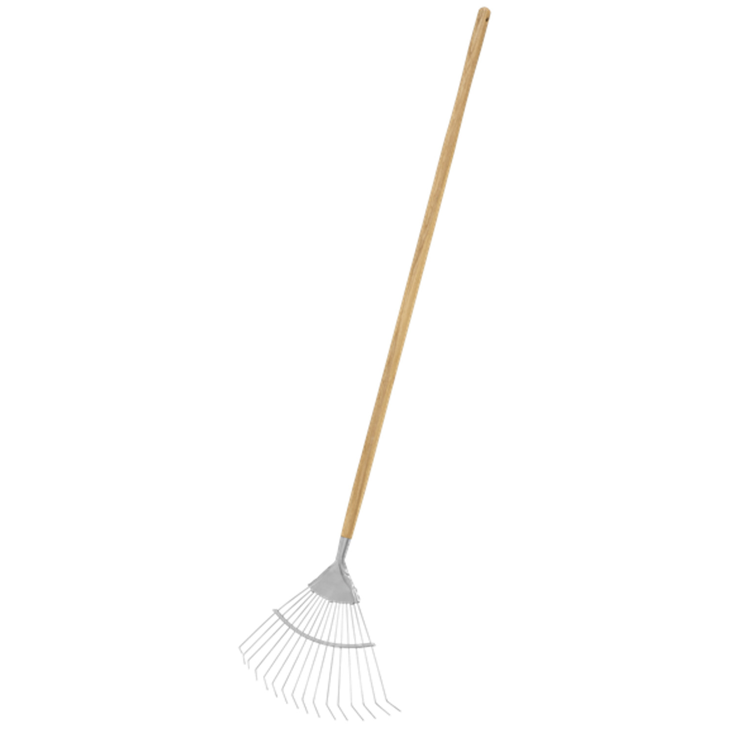 Premier Lawn Rake with Long Ash Handle & Stainless Steel Tines