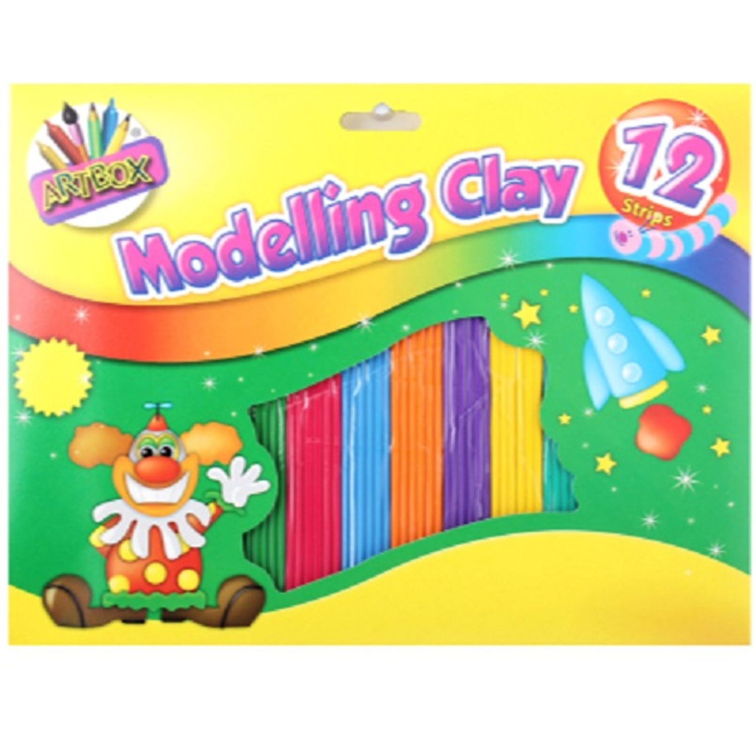 Artbox Modelling Clay (Pack of 12)- you get 6