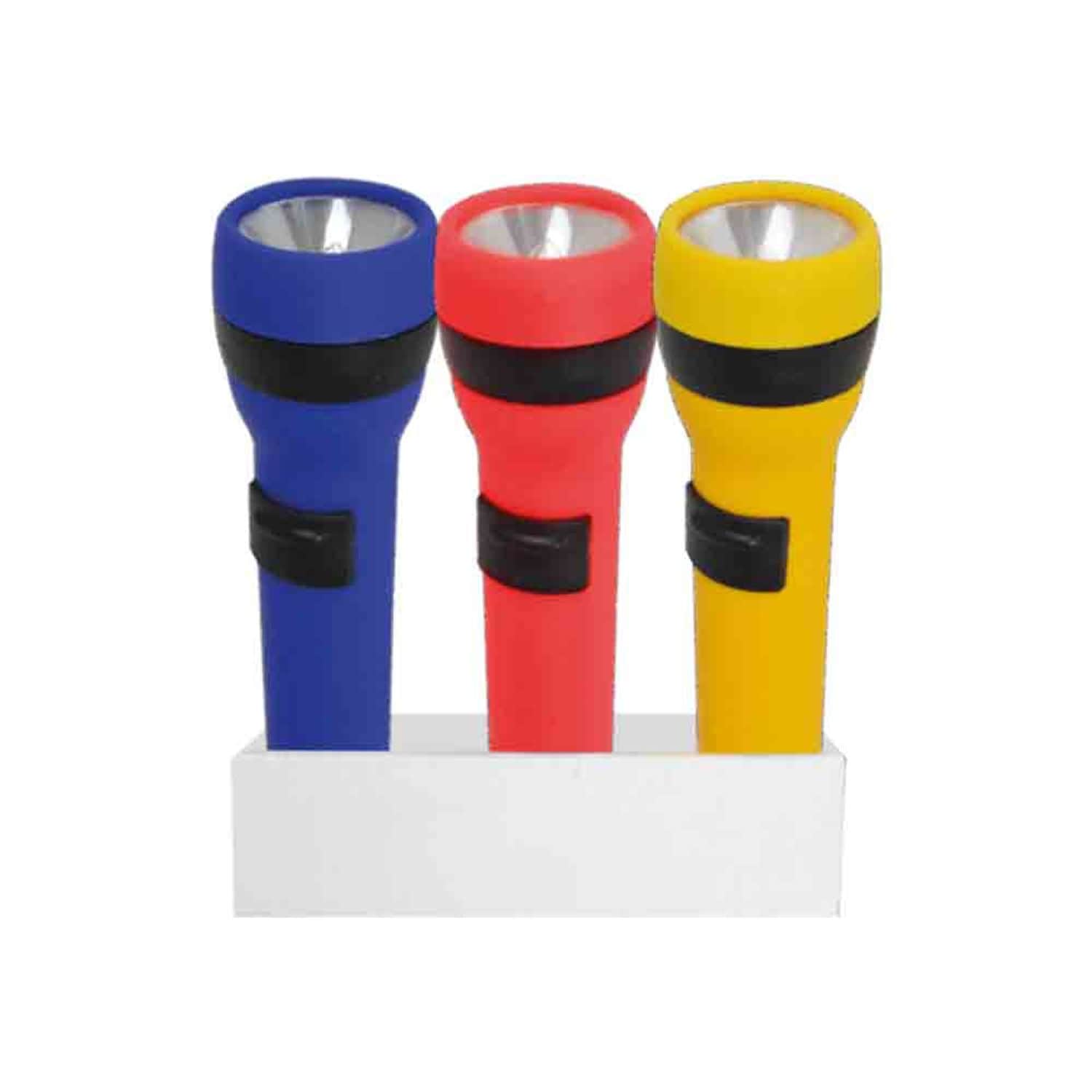 Status Coloured Plastic Torch 12 In Display Box- you get 12
