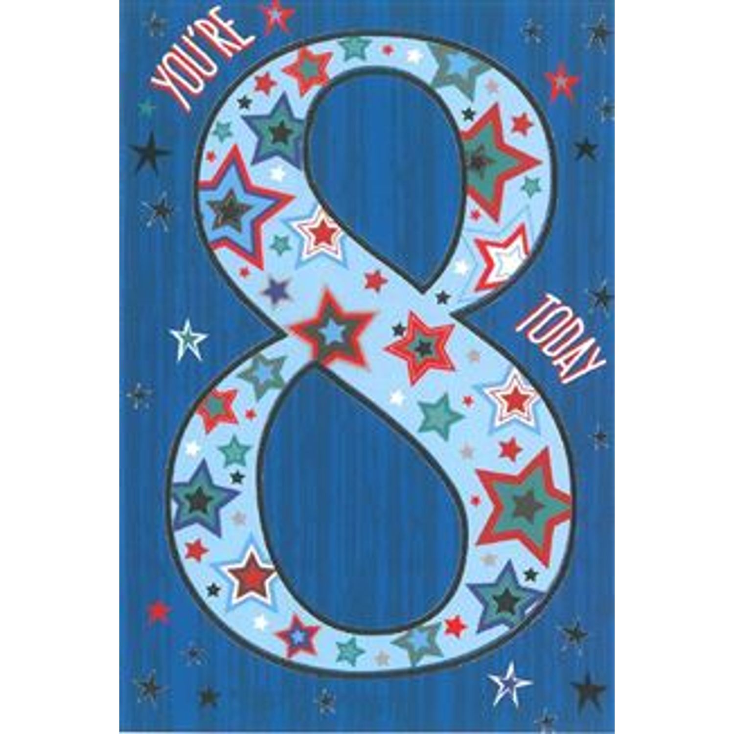 Simon Elvin Age 8 Male Greeting Cards JA130 (Pack of 1)- you get 6