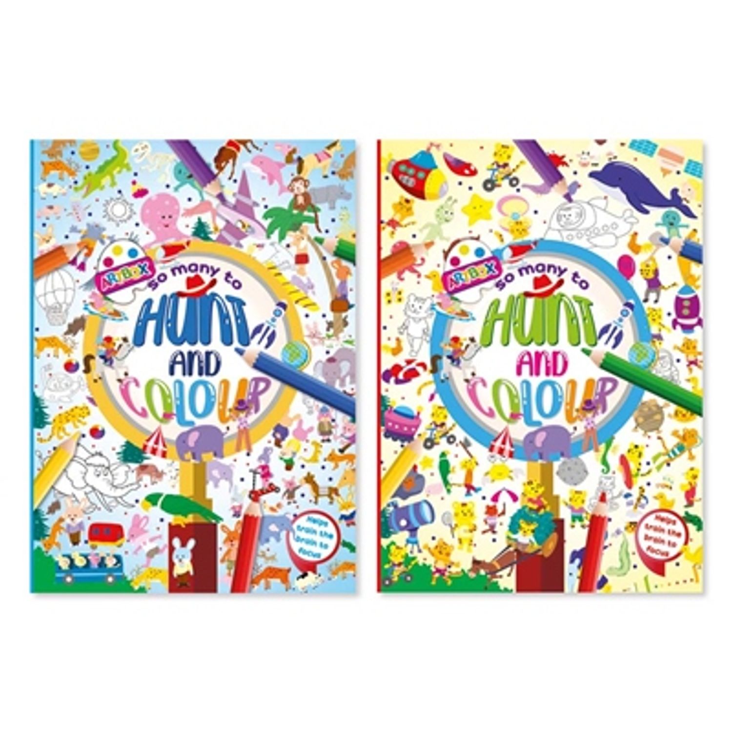Artbox Find & Seek Colouring Book (Pack of 1)- you get 6