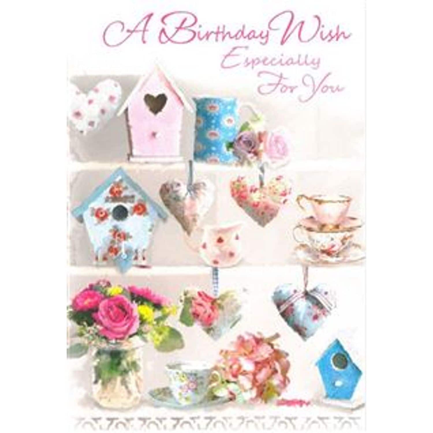 Simon Elvin Open Female Greeting Cards OB10018 (Pack of 1)- you get 6