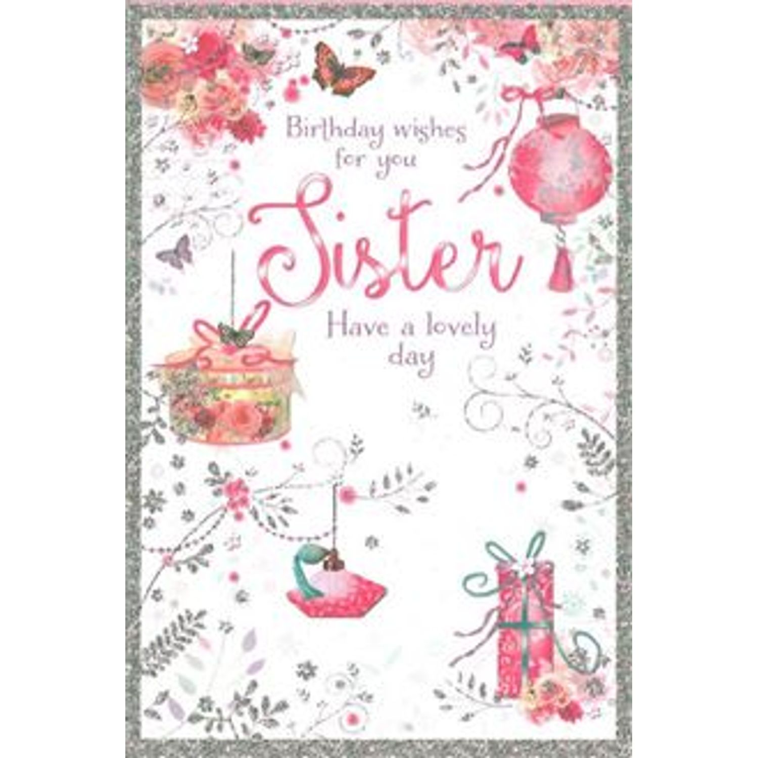 Simon Elvin Sister Greeting Cards FR109 (Pack of 1)- you get 6