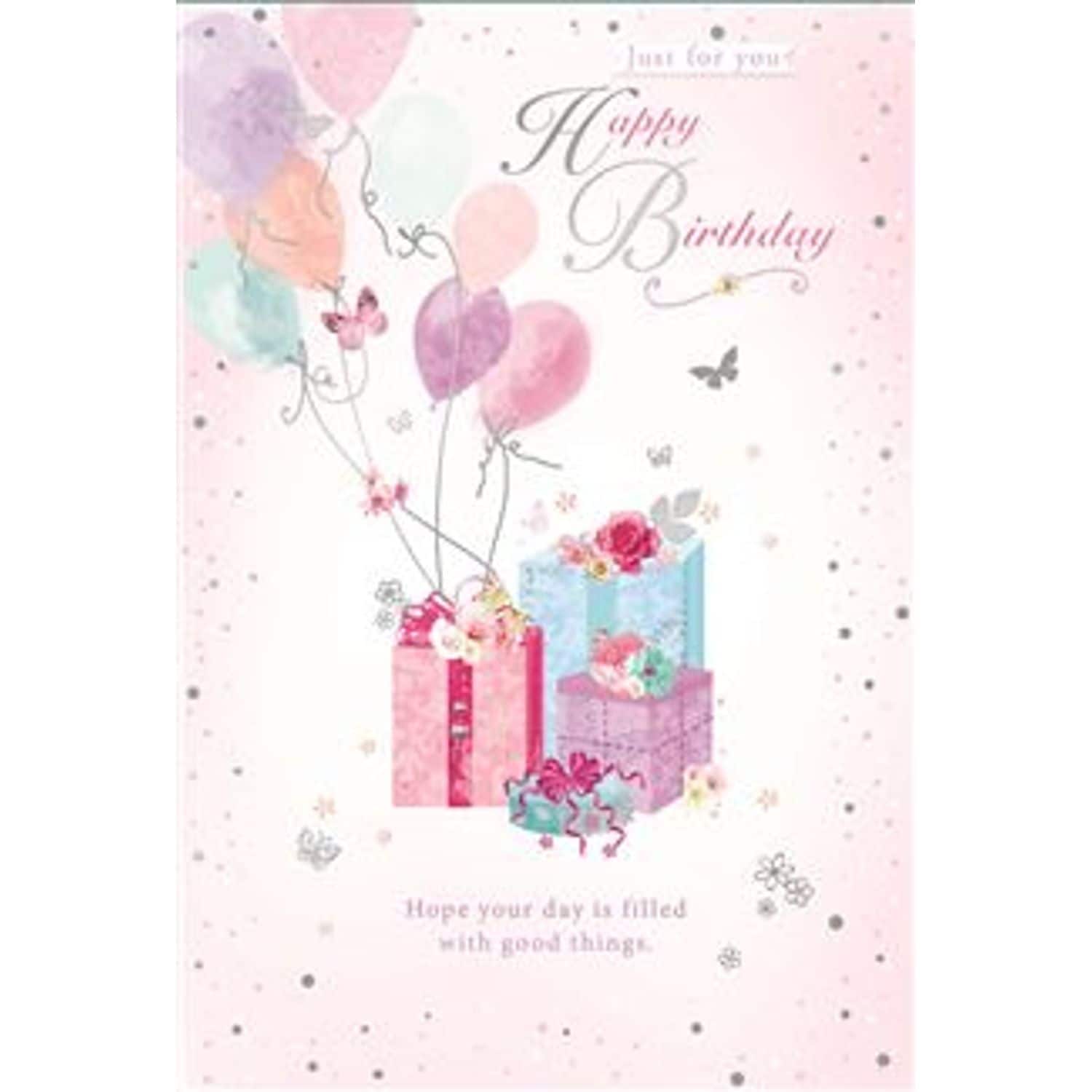 Simon Elvin Open Female Greeting Cards GB117 (Pack of 1)- you get 6