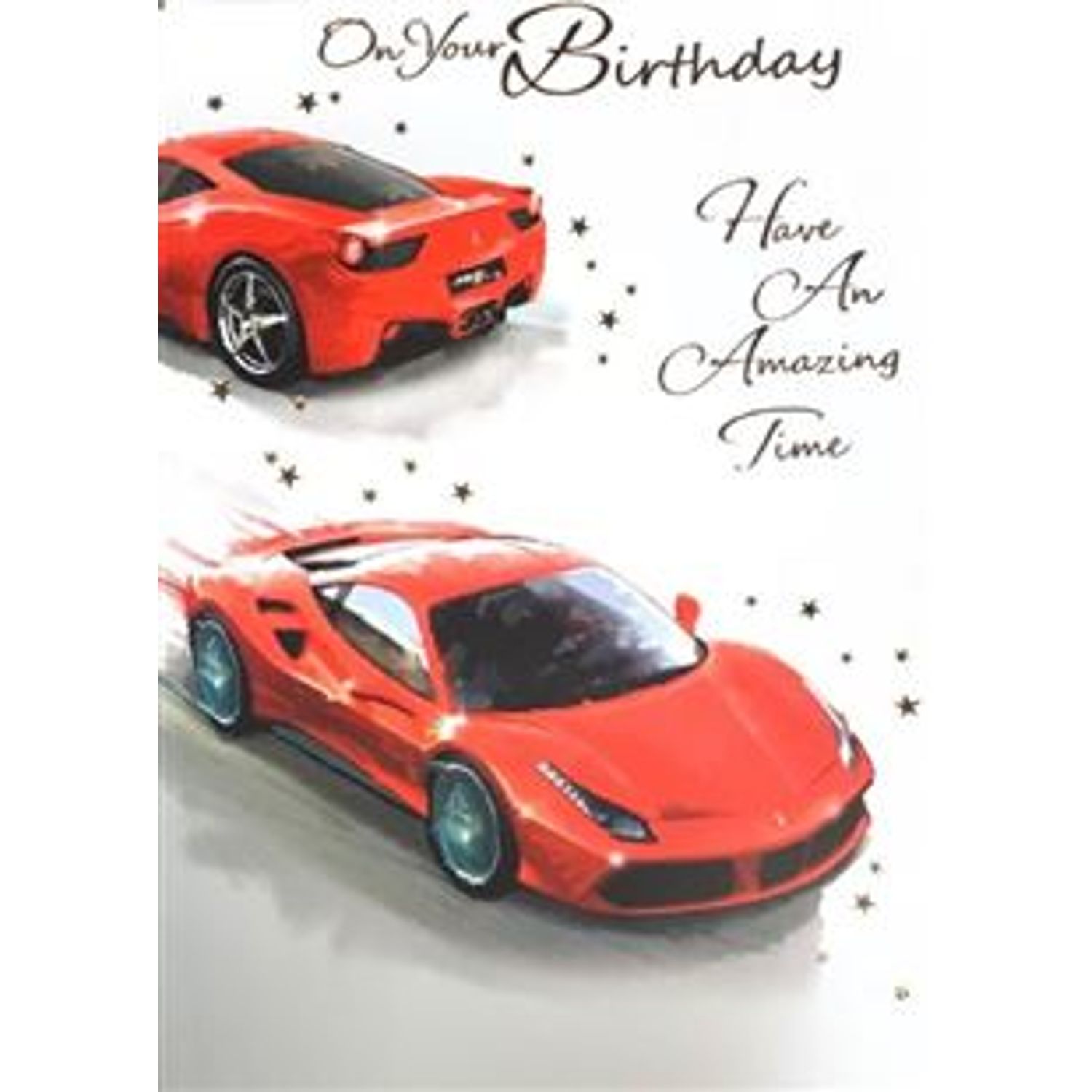 Simon Elvin Open Male Greeting Cards OB10016 (Pack of 1)- you get 6