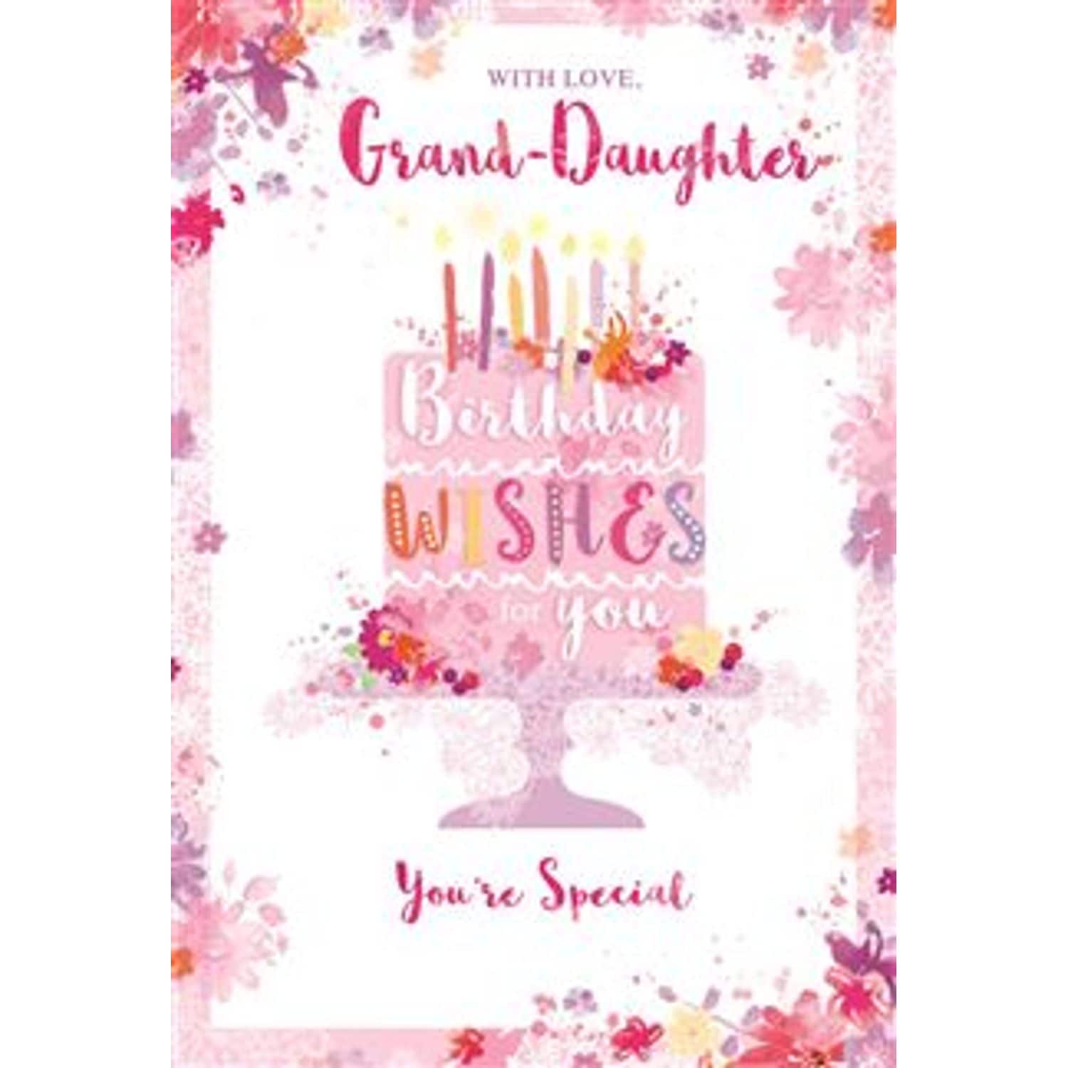 Simon Elvin Grand Daughter Greeting Cards FR114 (Pack of 1)- you get 6