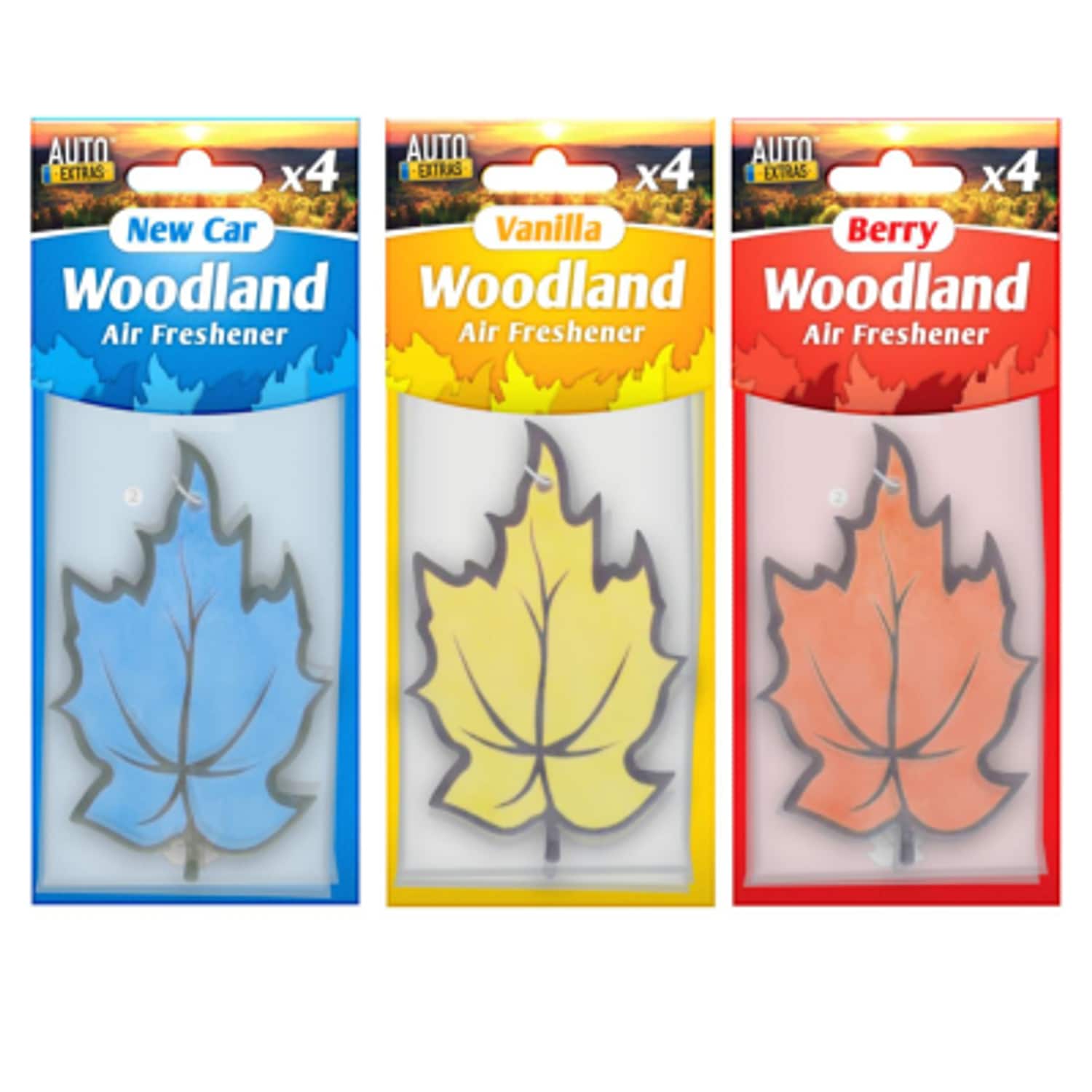 Auto Extras Woodland Car Air Freshener (Pack of 4)- you get 6