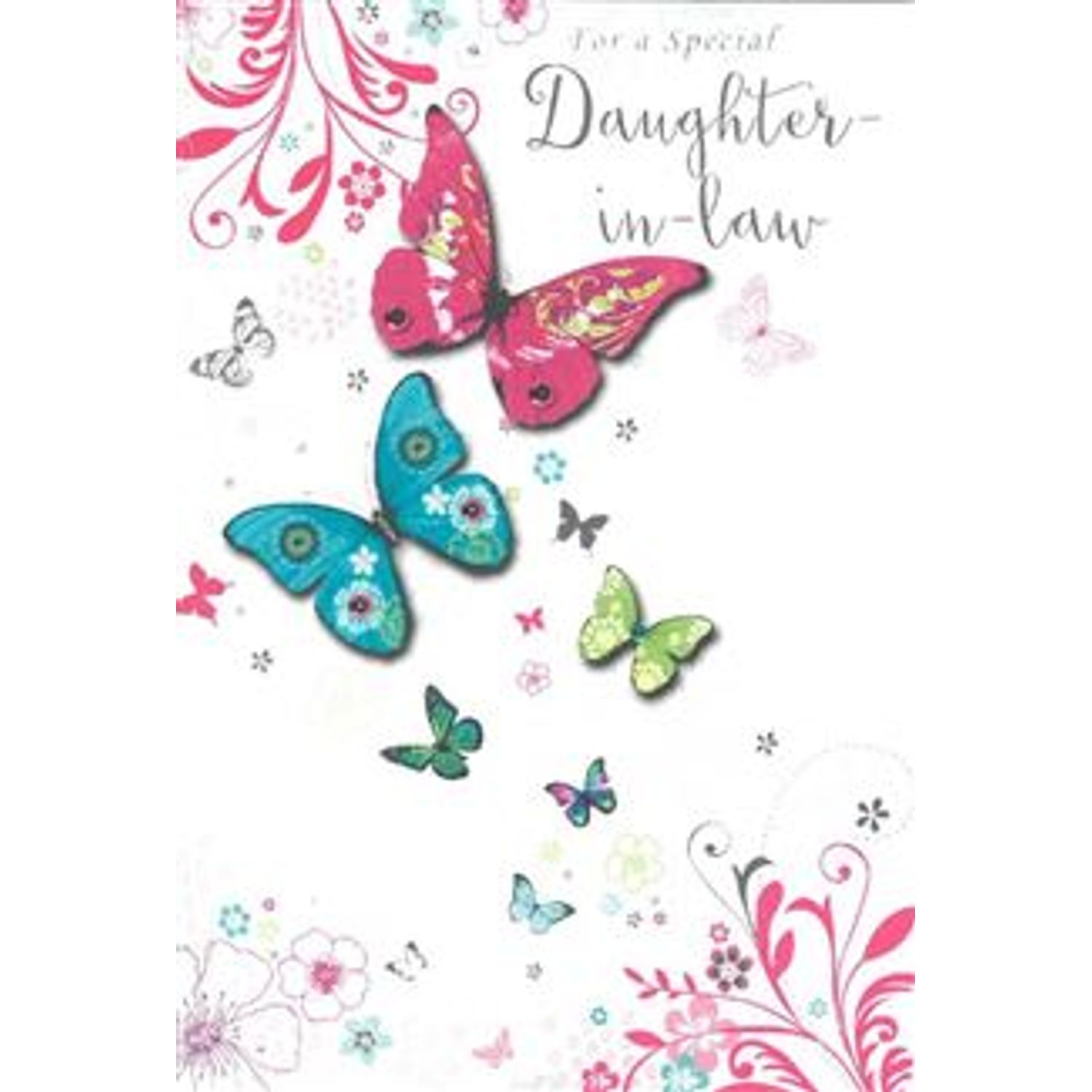 Simon Elvin Daughter In Law Greeting Cards FR120 (Pack of 1)- you get 6