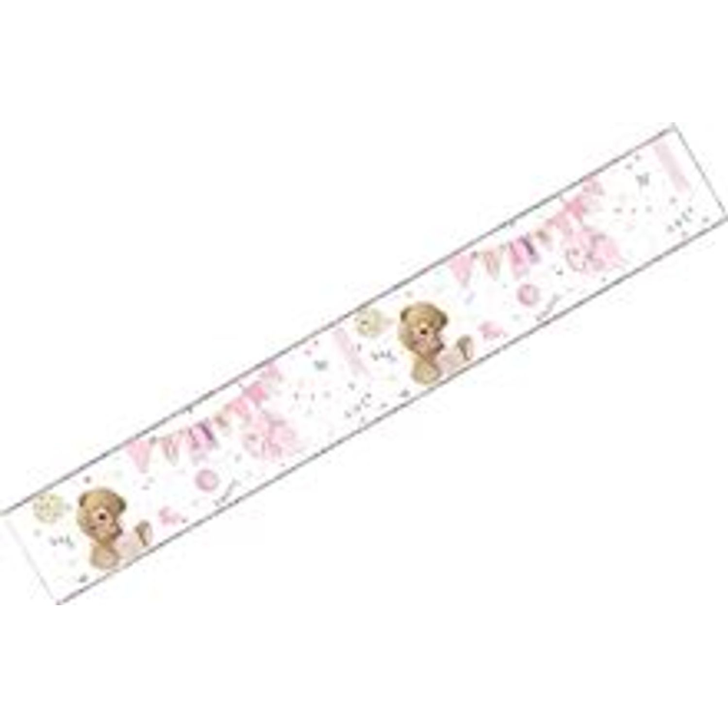Simon Elvin Baby Girl Banner 2.5m (Pack of 1)- you get 6