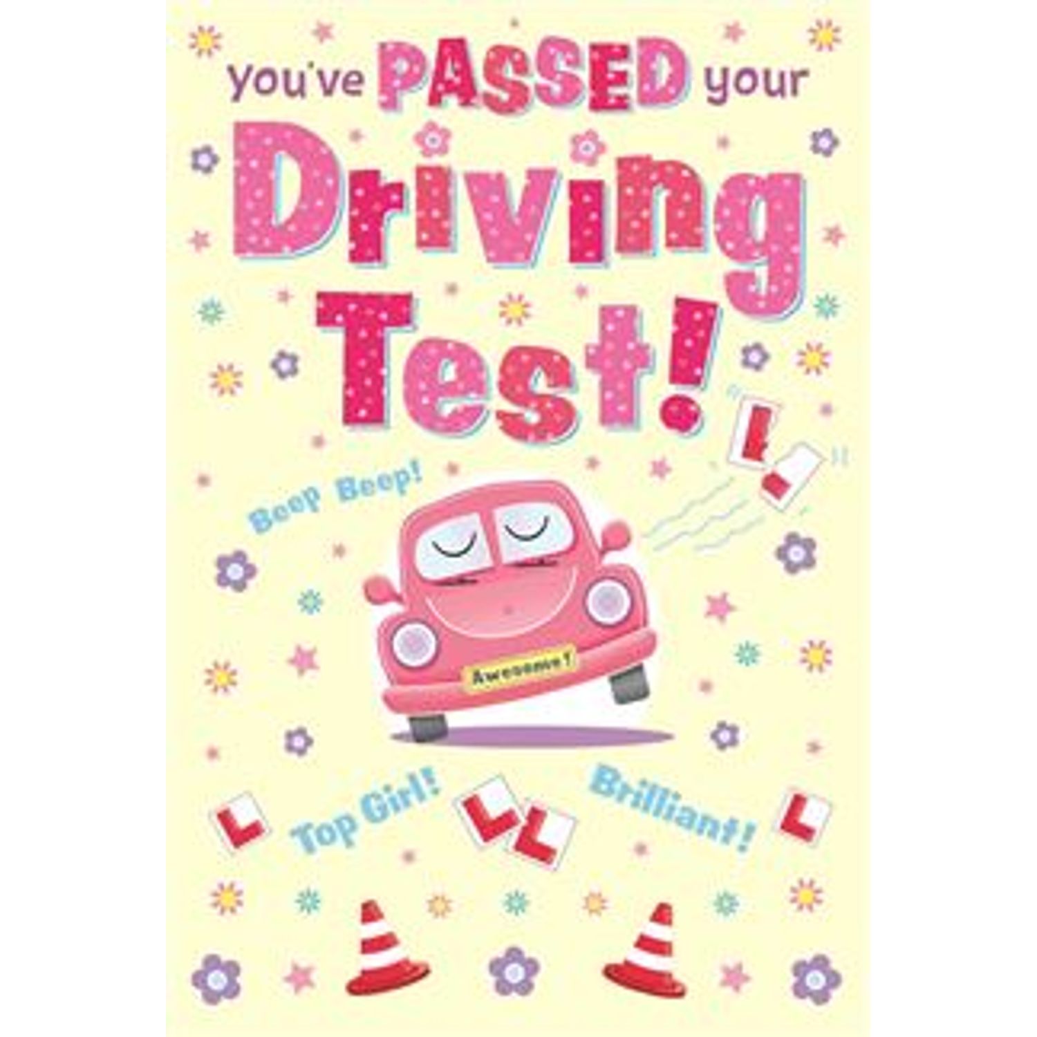 Simon Elvin Driving Test Female Cards SO114 (Pack of 1)- you get 6
