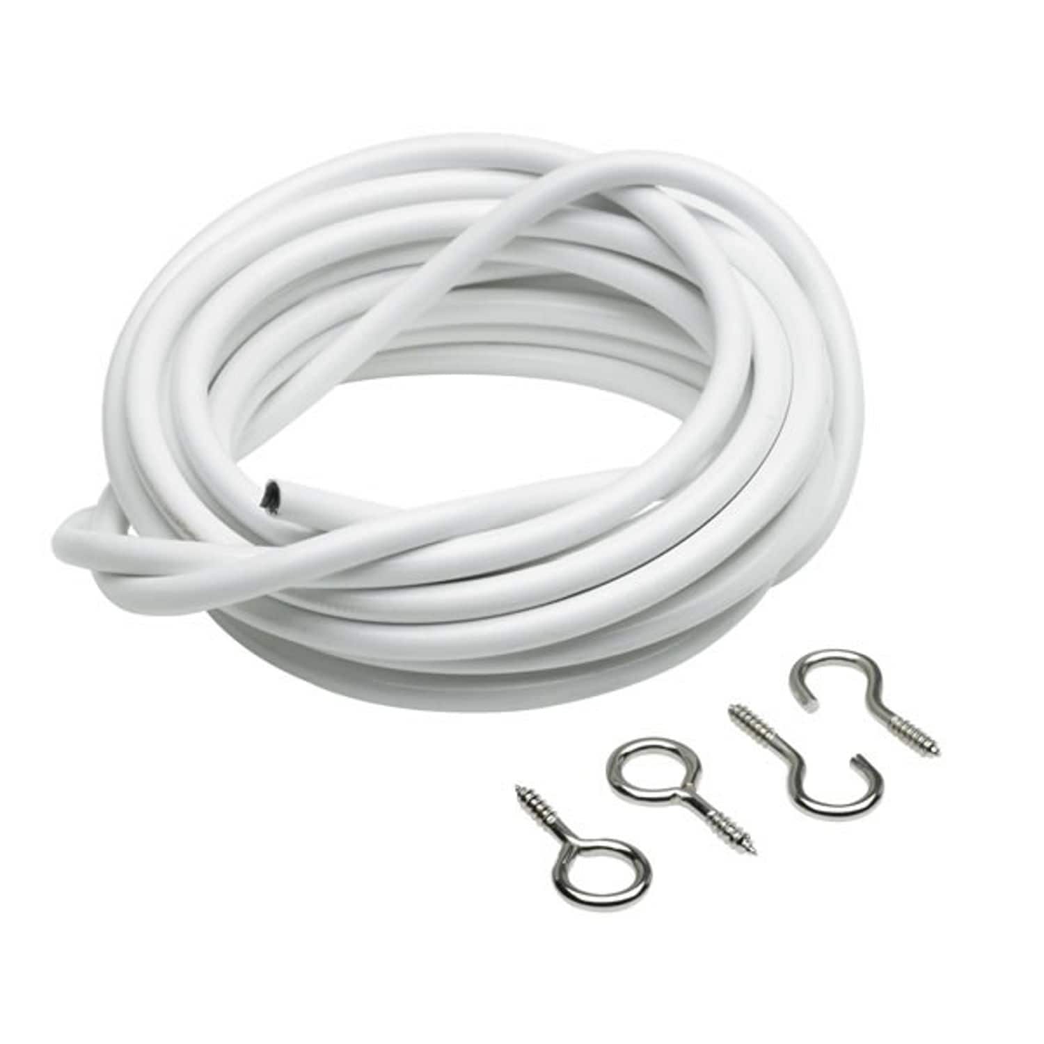 Homechoice Curtain Wire 240cm - 8ft (Pack of 1)- you get 6
