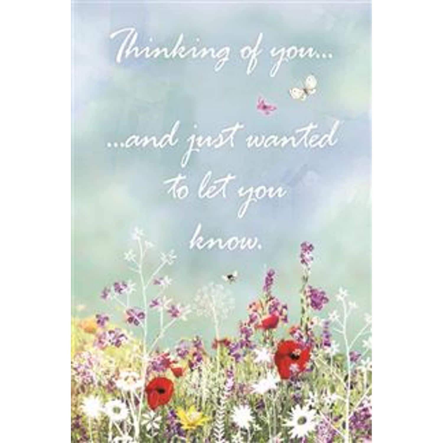 Simon Elvin Thinking of You Cards SO123 (Pack of 1)