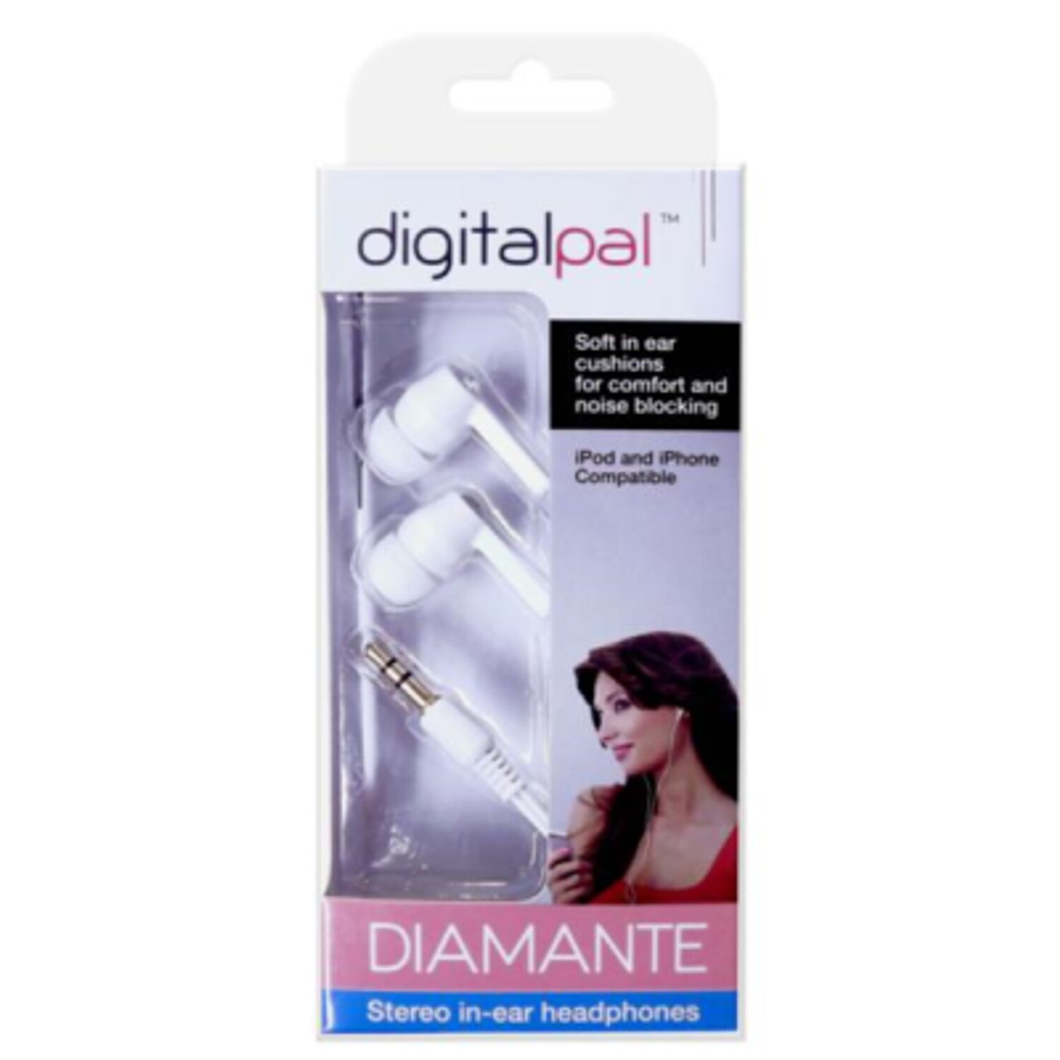 digitalpal Diamante Stereo Earphones (Pack of 1)- you get 6