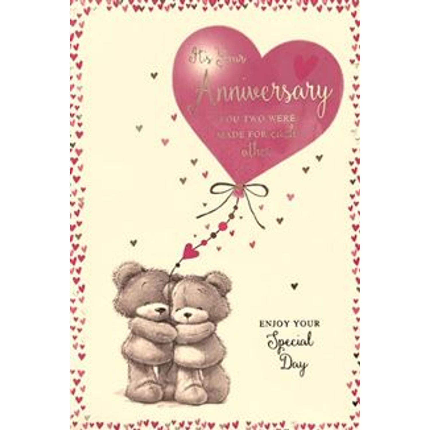 Simon Elvin Your Anniversary Cards WA10005 (Pack of 1)- you get 6